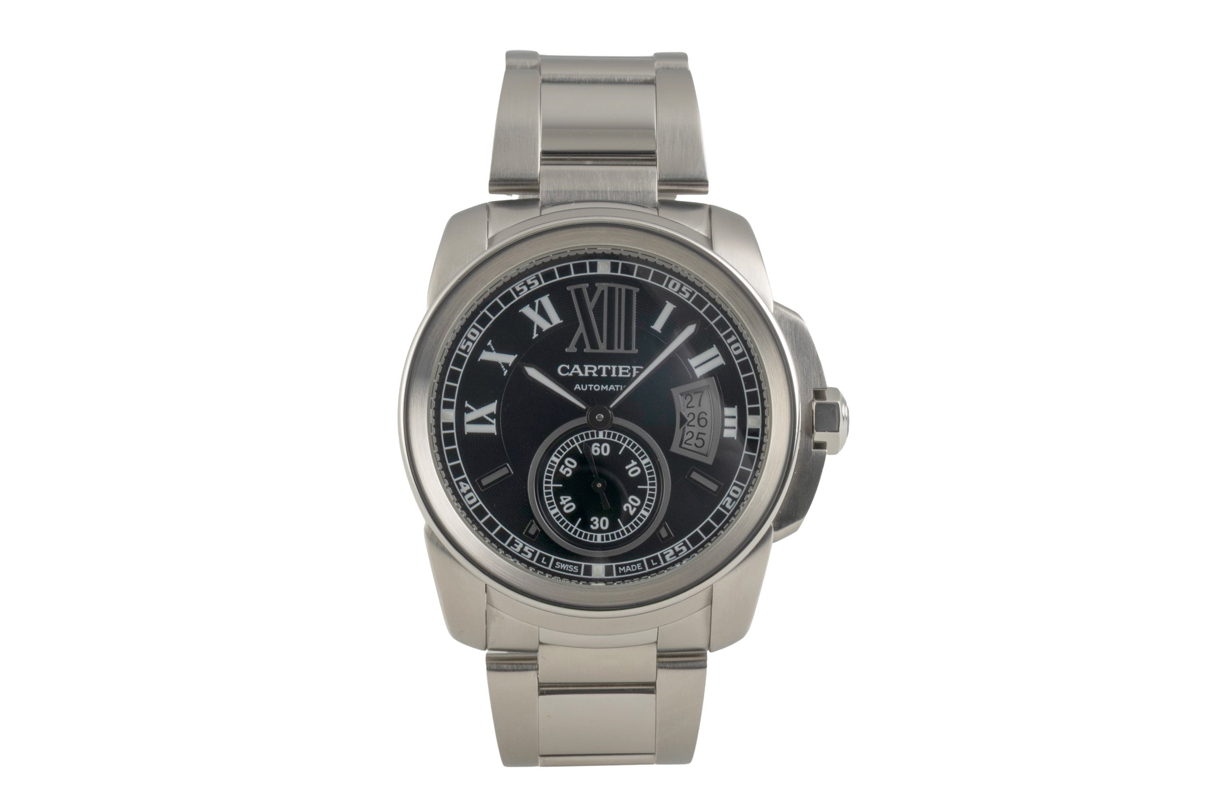 Cartier Calibre de Cartier acier automatique montre pour hommes WSCA0005  [2601990]