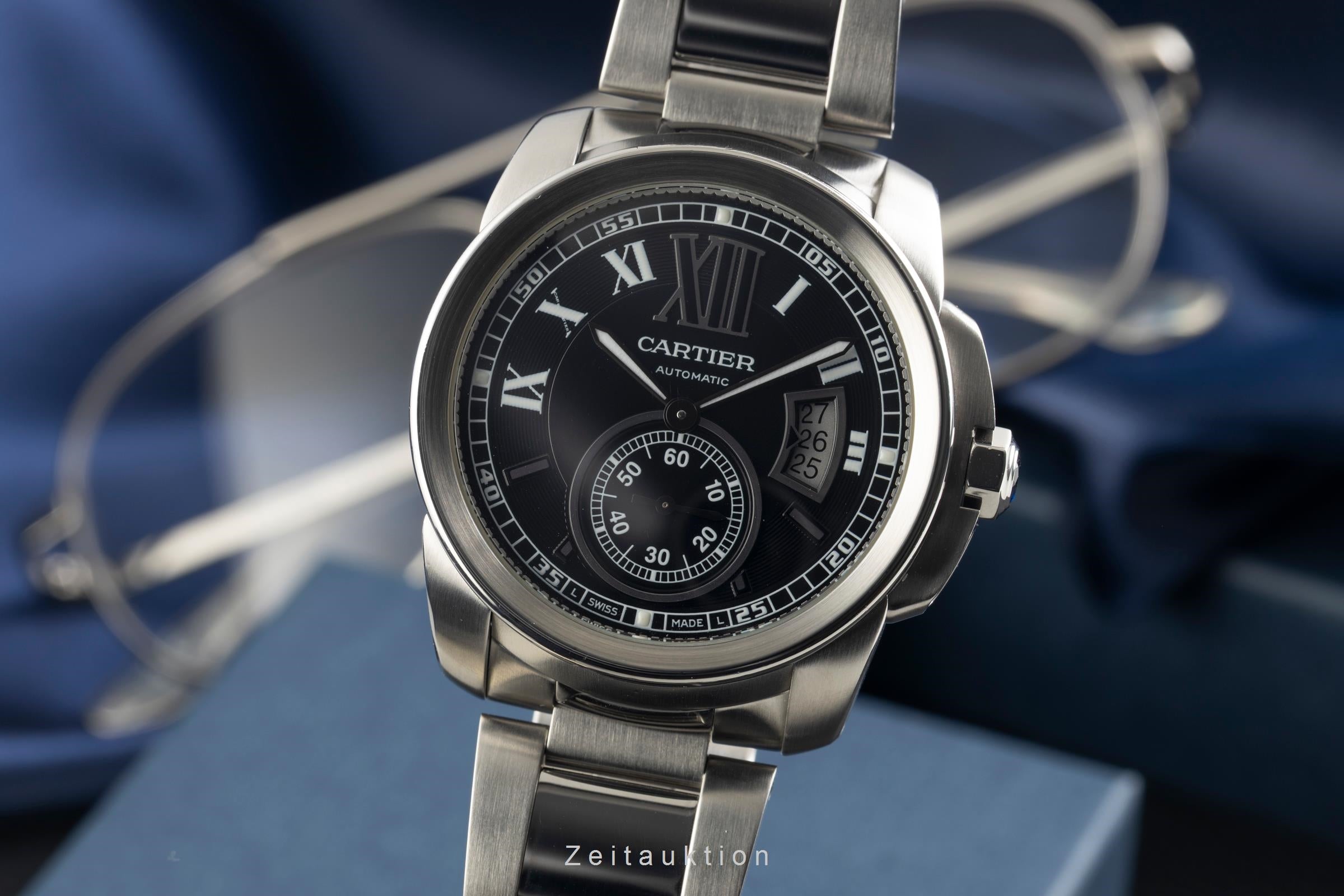 Cartier Calibre de Cartier acier automatique montre pour hommes WSCA0005  [2601990]