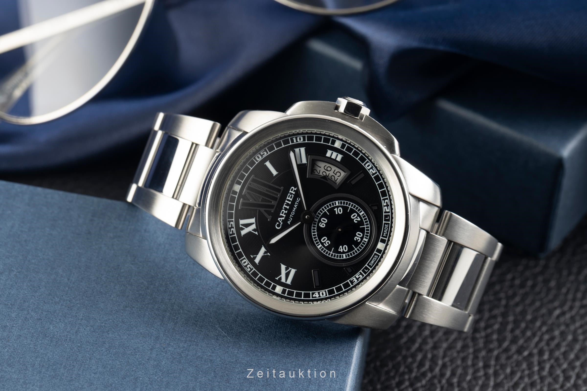 Cartier Calibre de Cartier acier automatique montre pour hommes WSCA0005  [2601990]