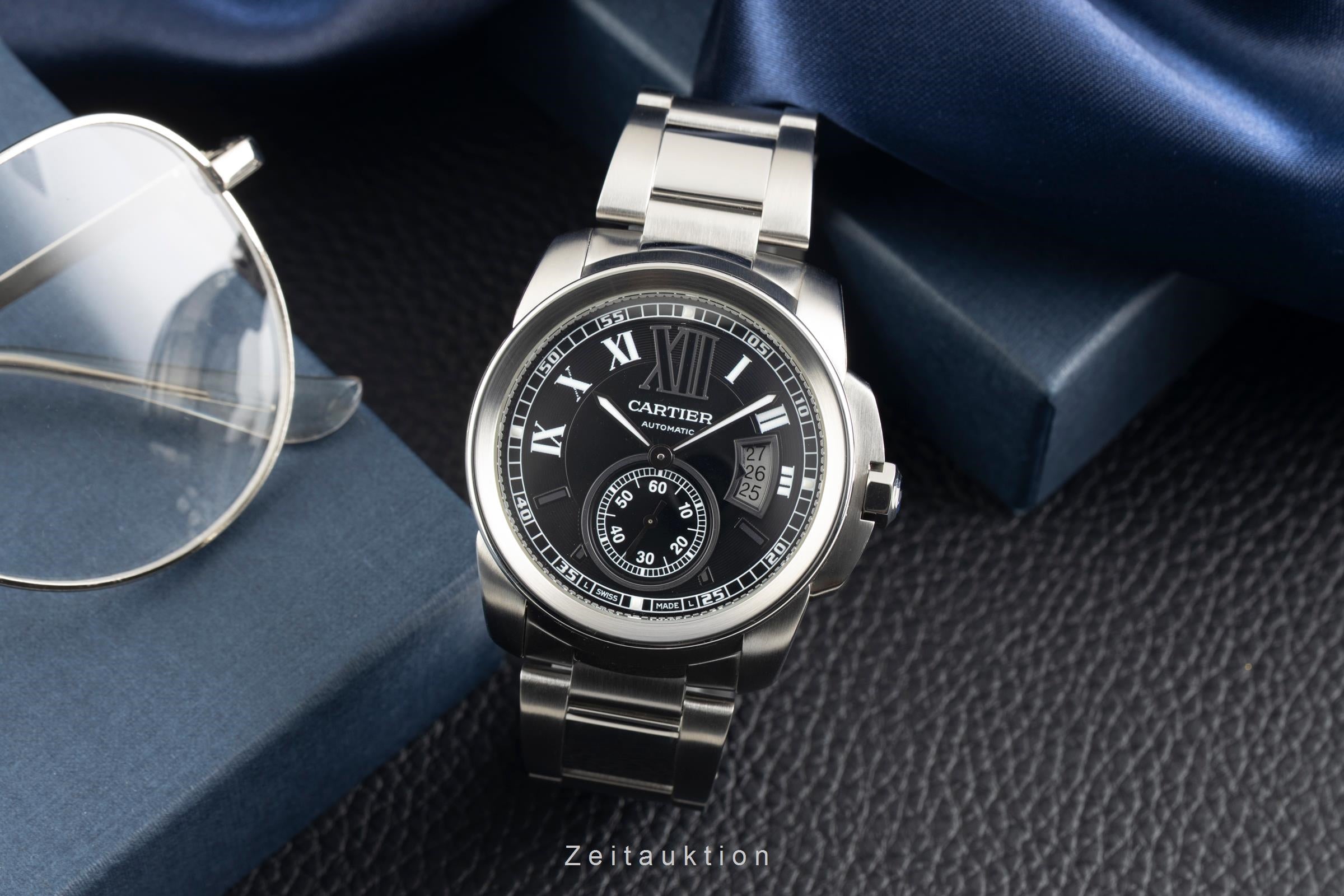 Cartier Calibre de Cartier acier automatique montre pour hommes WSCA0005  [2601990]