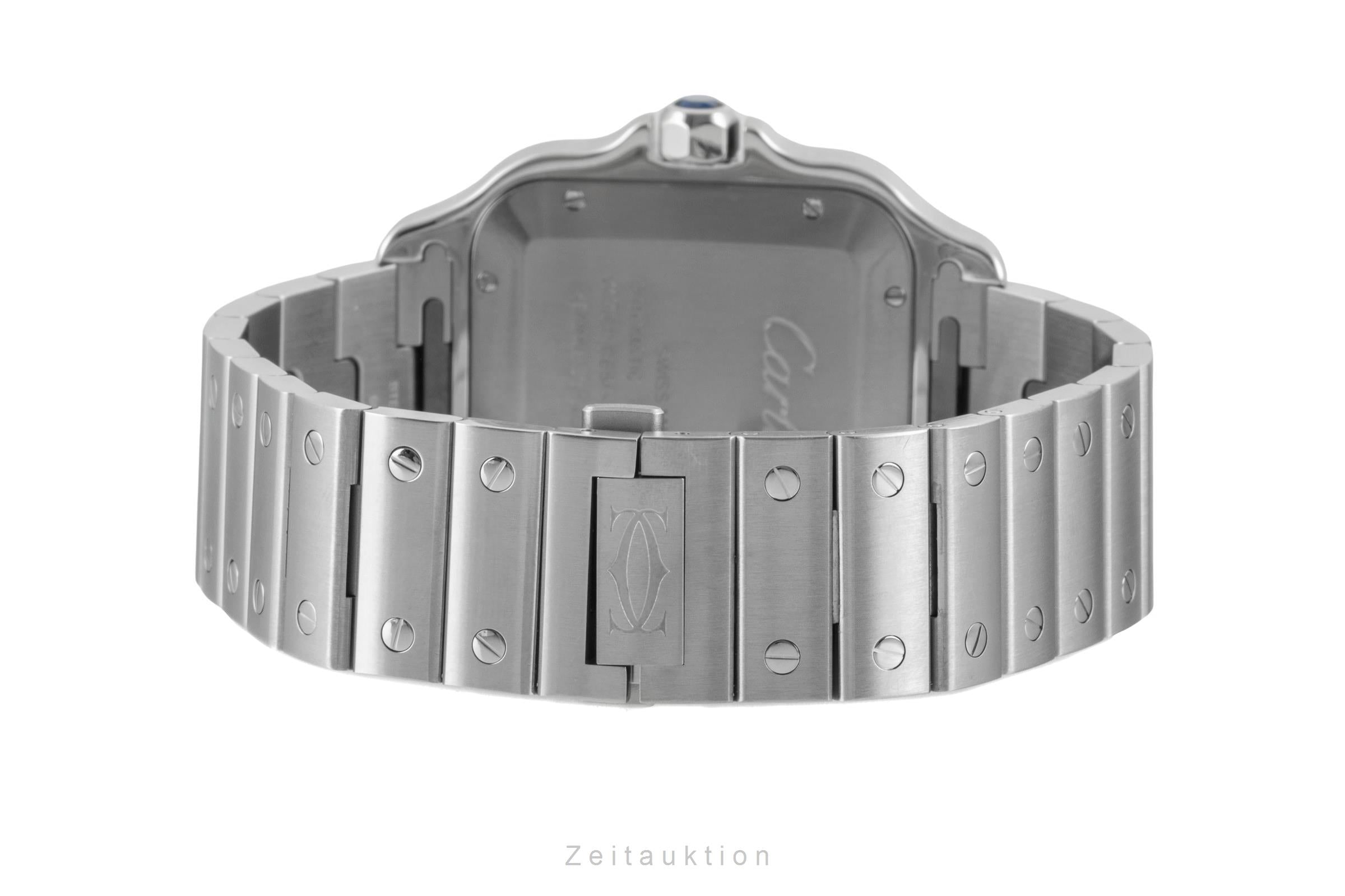 Cartier Santos Stahl Dual Time Herrenuhr Ref. WSSA0076 Box & Papiere 2025 [2601991]