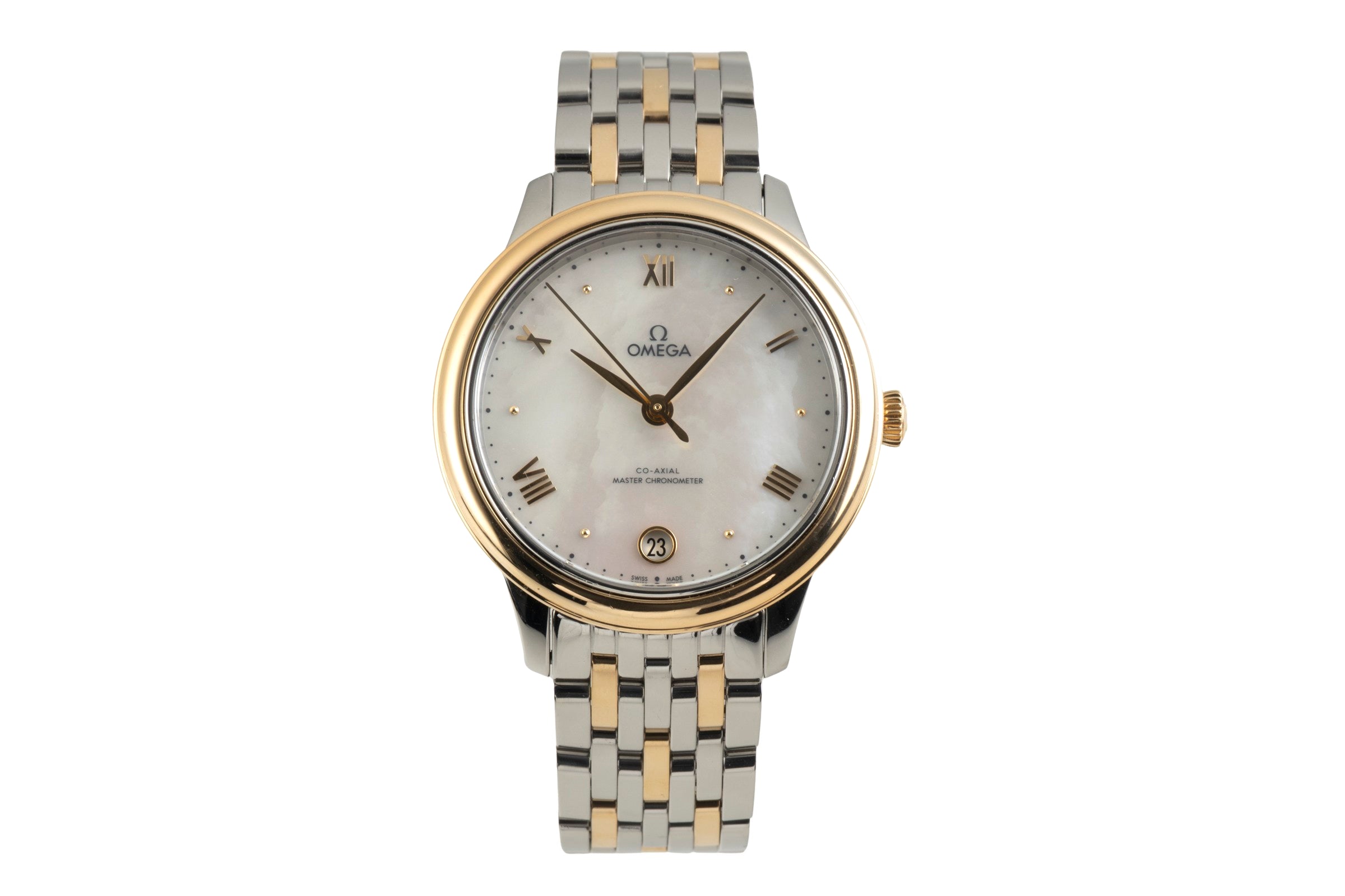Omega De Ville acero / oro automático reloj para damas  434.20.34.20.05.002 LP: 9900EUR  [2601992]