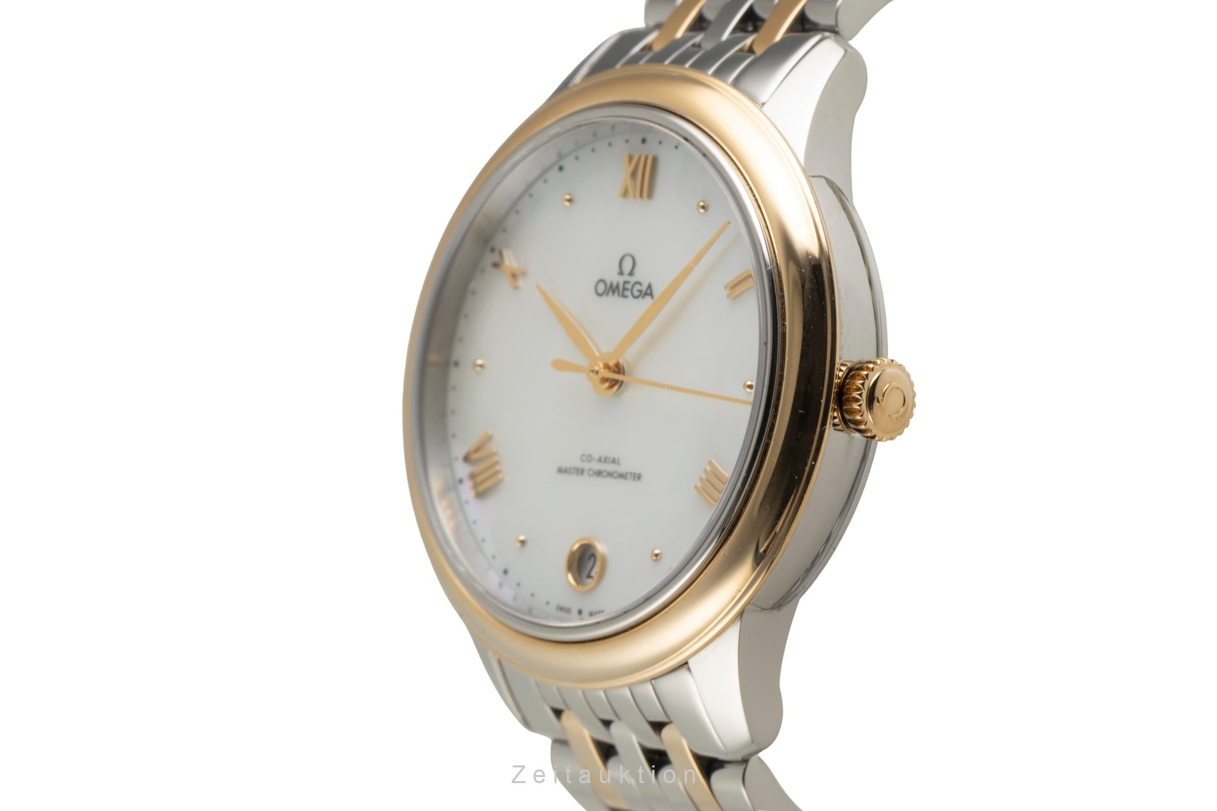 Omega De Ville Stahl / Gold Automatik Damenuhr Ref. 434.20.34.20.05.002 B&P 2024 [2601992]