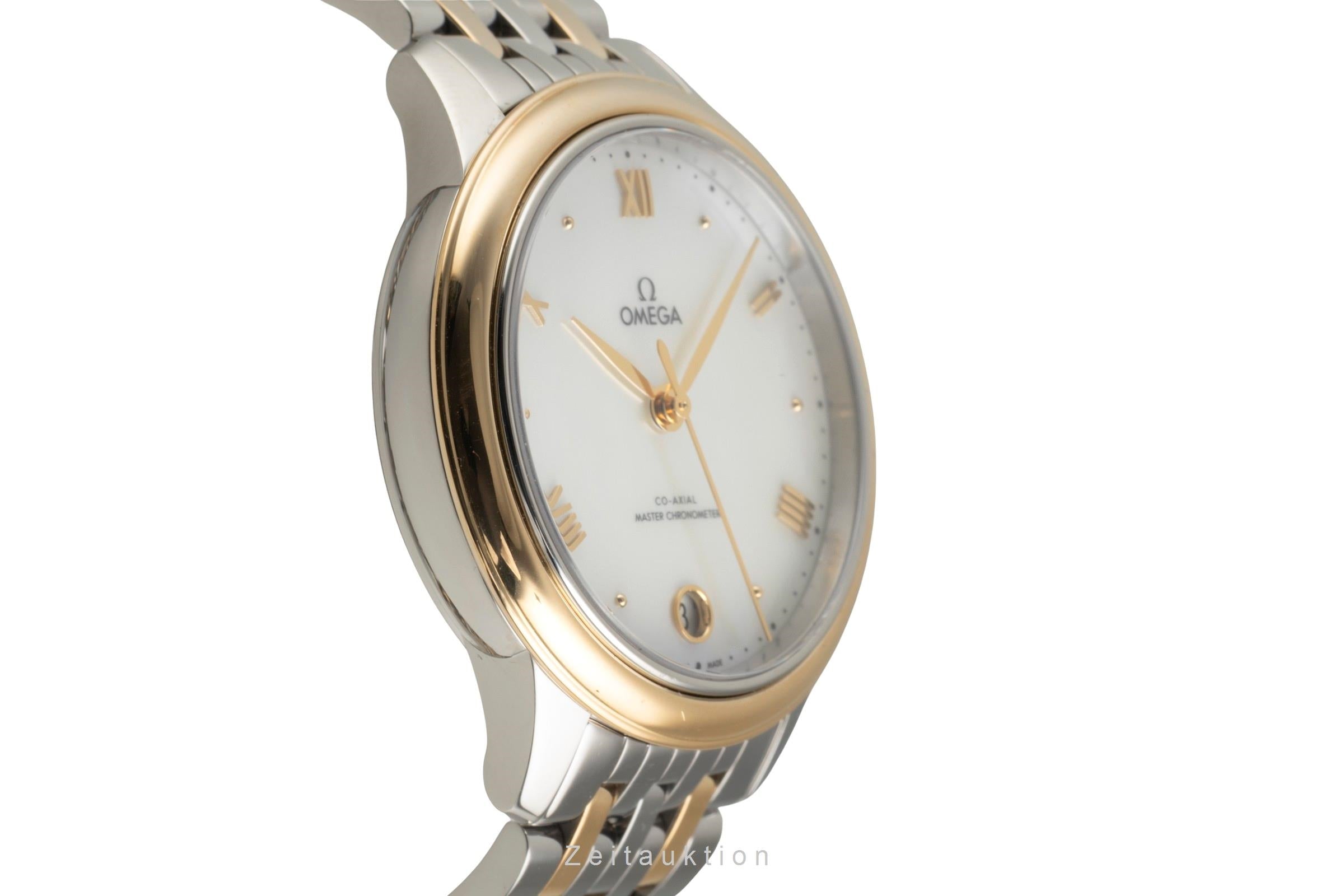 Omega De Ville Stahl / Gold Automatik Damenuhr Ref. 434.20.34.20.05.002 B&P 2024 [2601992]