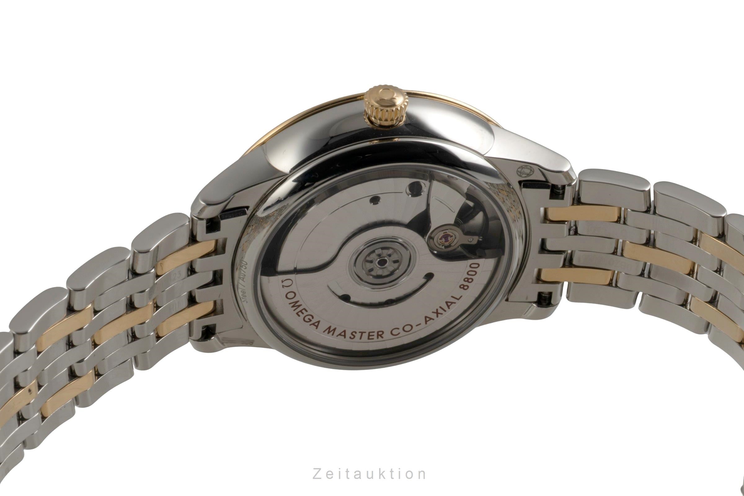 Omega De Ville Stahl / Gold Automatik Damenuhr Ref. 434.20.34.20.05.002 B&P 2024 [2601992]