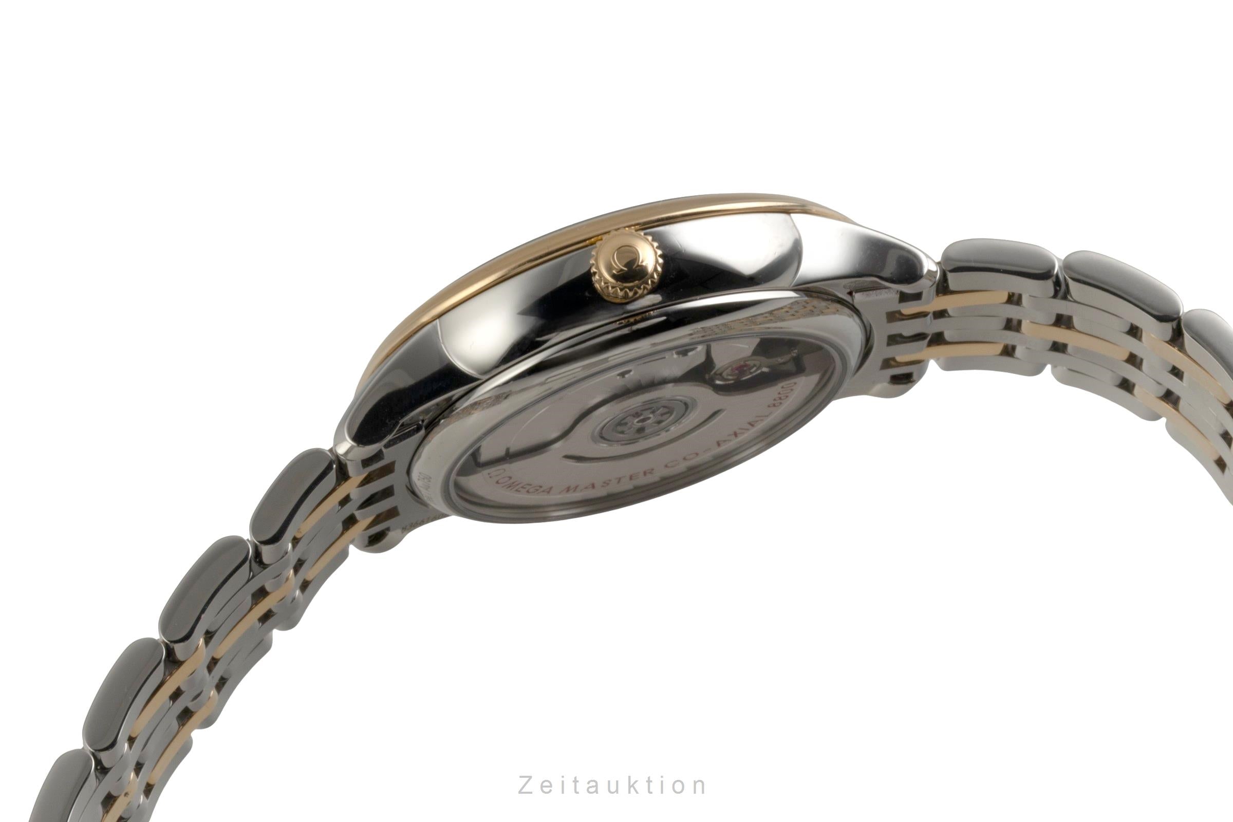 Omega De Ville Stahl / Gold Automatik Damenuhr Ref. 434.20.34.20.05.002 B&P 2024 [2601992]