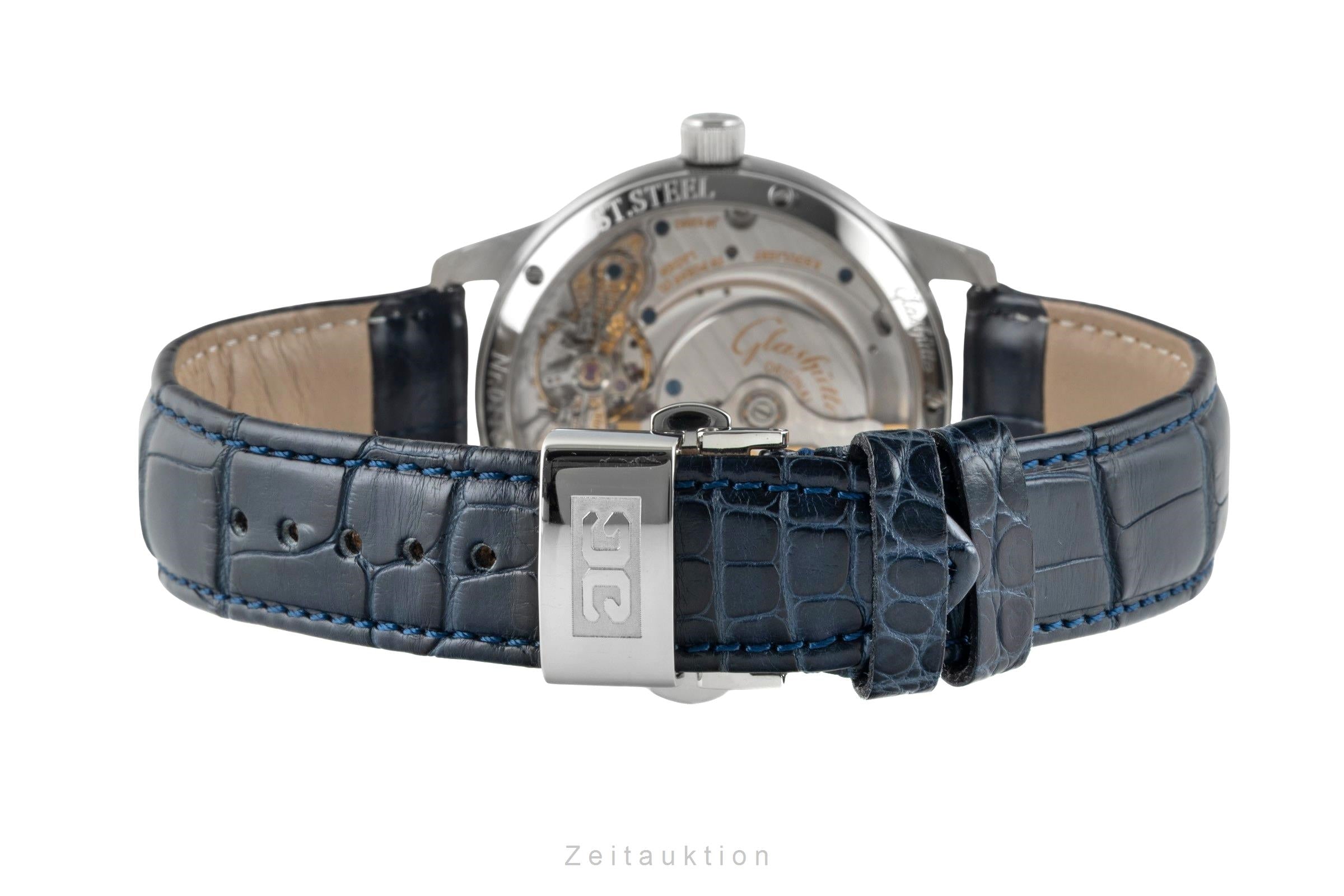 Glashütte PanoMaticLunar acero automático reloj para caballeros 1-90-02-05-02-04  [2601994]