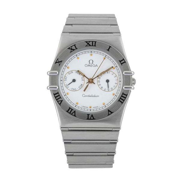 Omega Constellation acero cuarzo reloj para caballeros 396.1070   396.1080  [2601995]