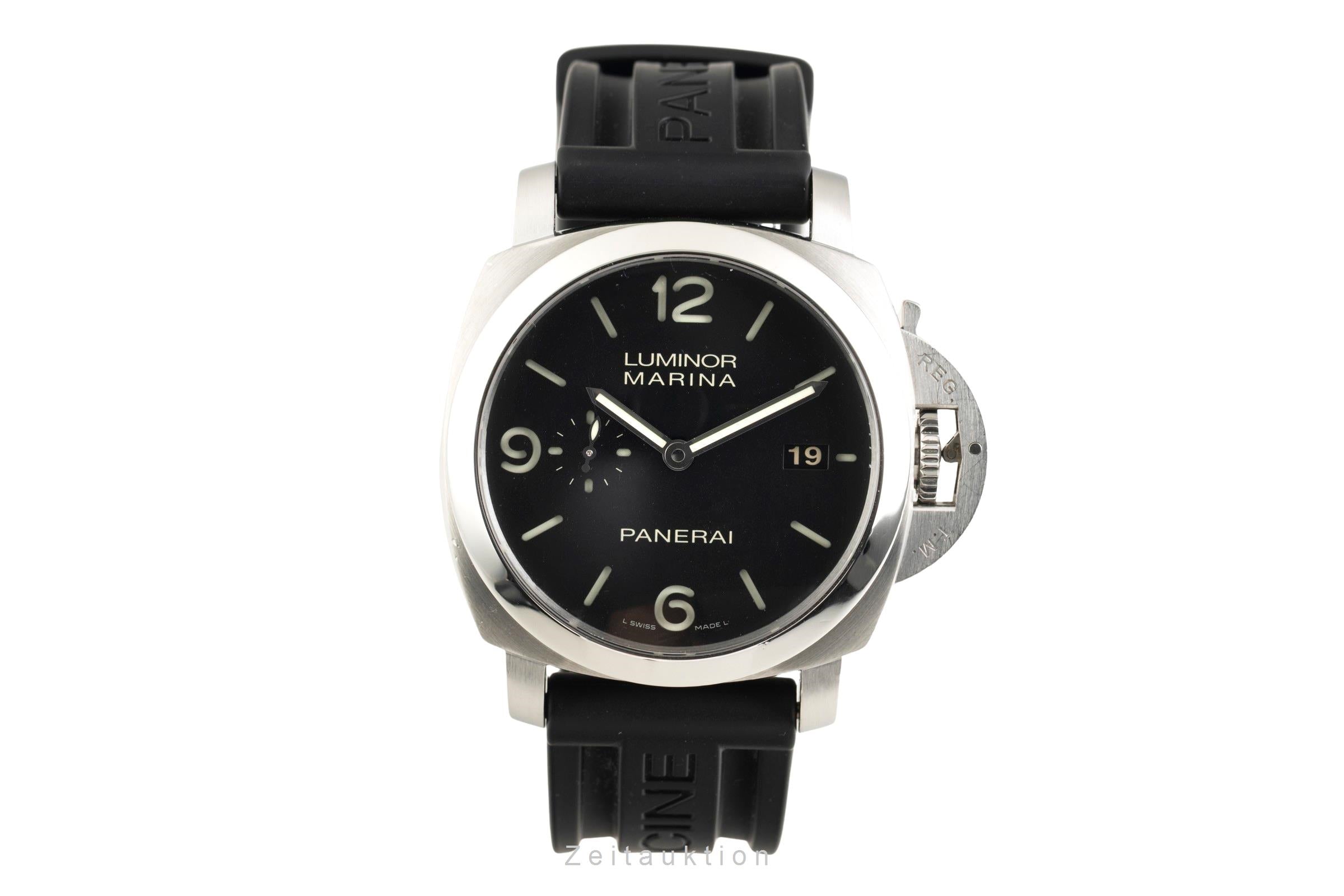 Panerai Luminor Marina acero automático reloj para caballeros PAM00312 LP: 8900EUR  [2601997]