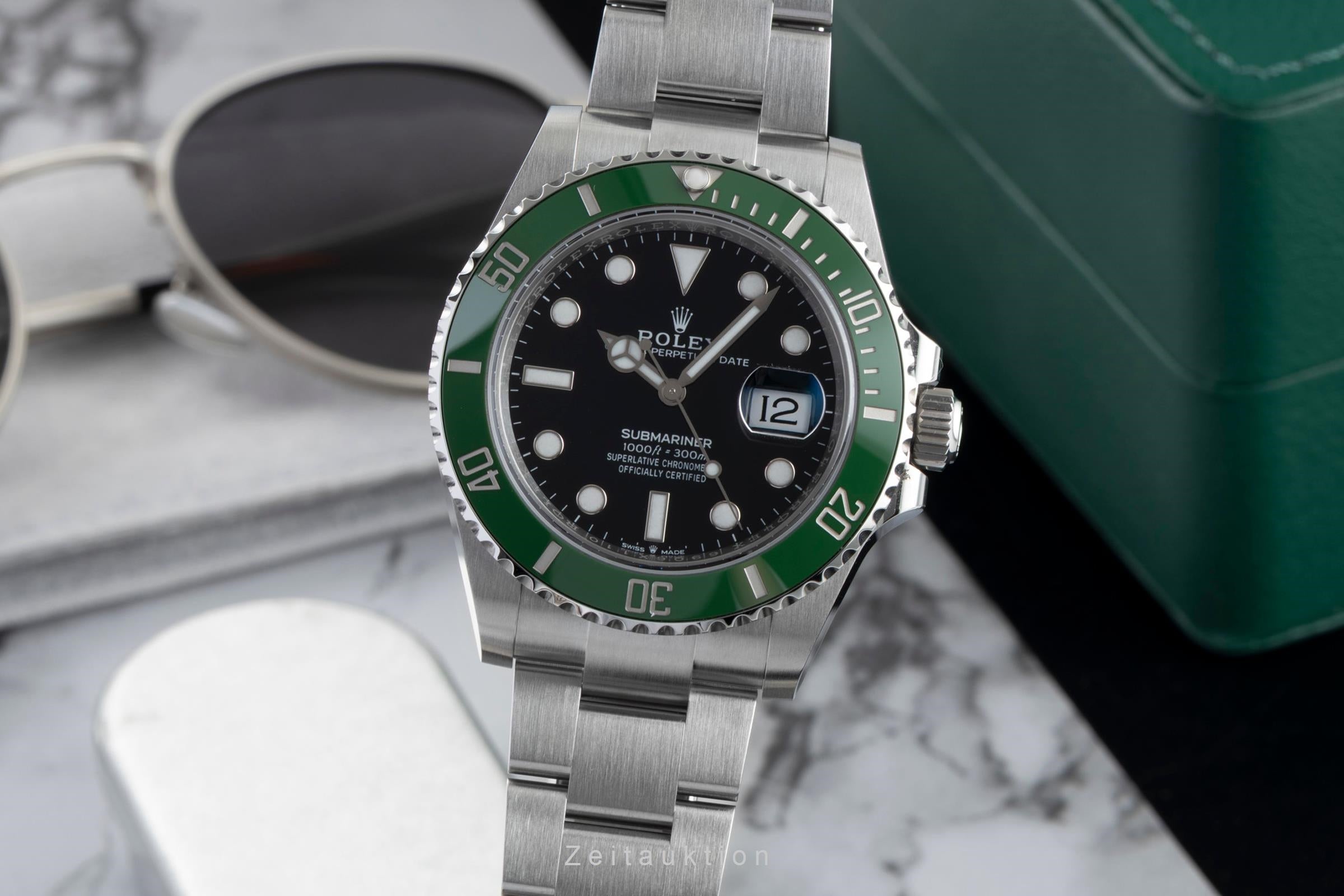 Rolex Submariner steel automatic men's watch 126610LV  [2601998]