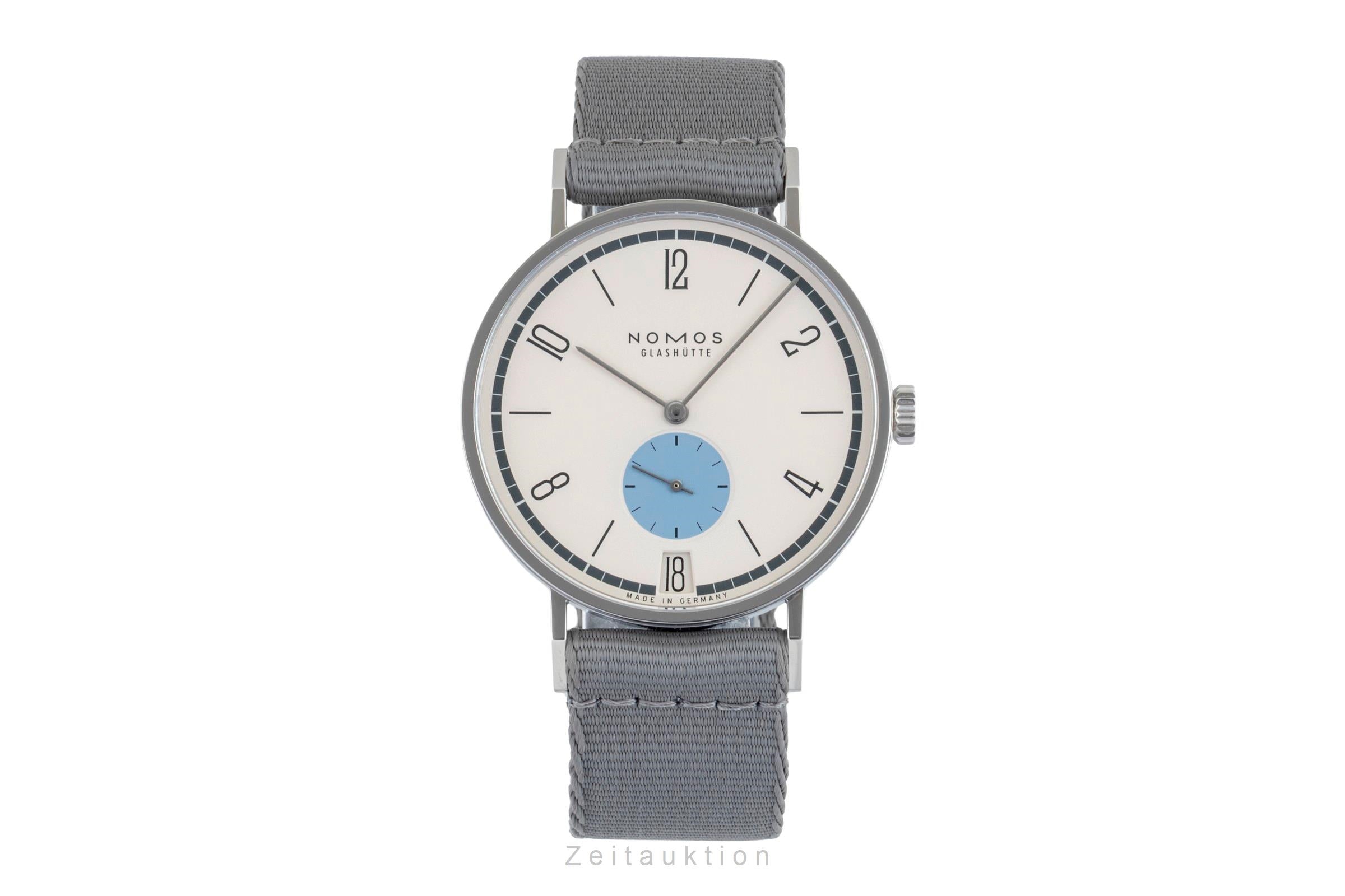 Nomos Tangente acciaio carica manuale orologio da uomo 179.S24 Limited  [2602001]