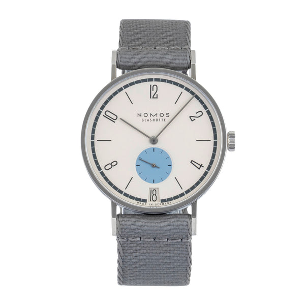 Nomos Tangente acciaio carica manuale orologio da uomo 179.S24 Limited  [2602001]