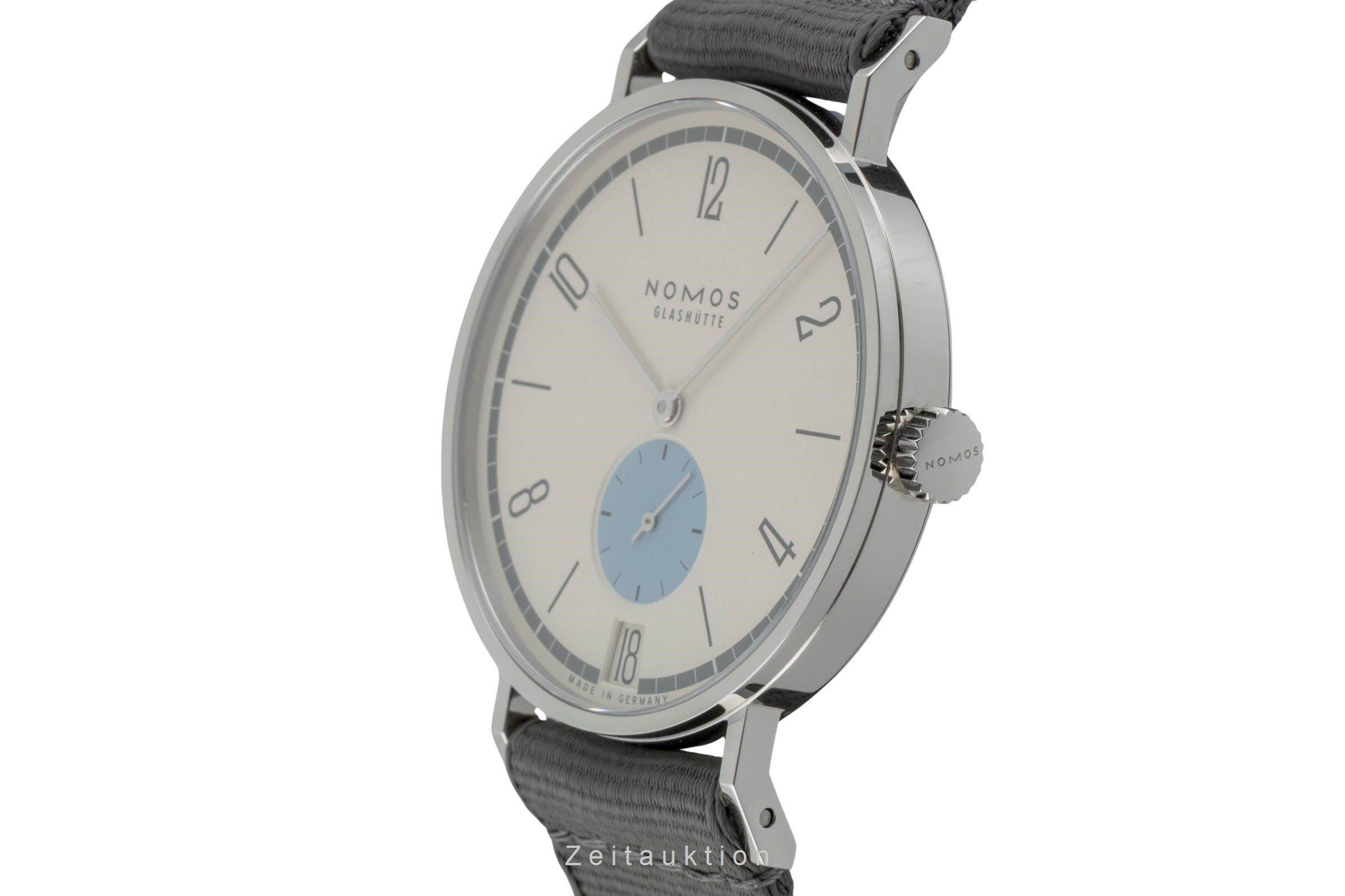 Nomos Tangente acciaio carica manuale orologio da uomo 179.S24 Limited  [2602001]