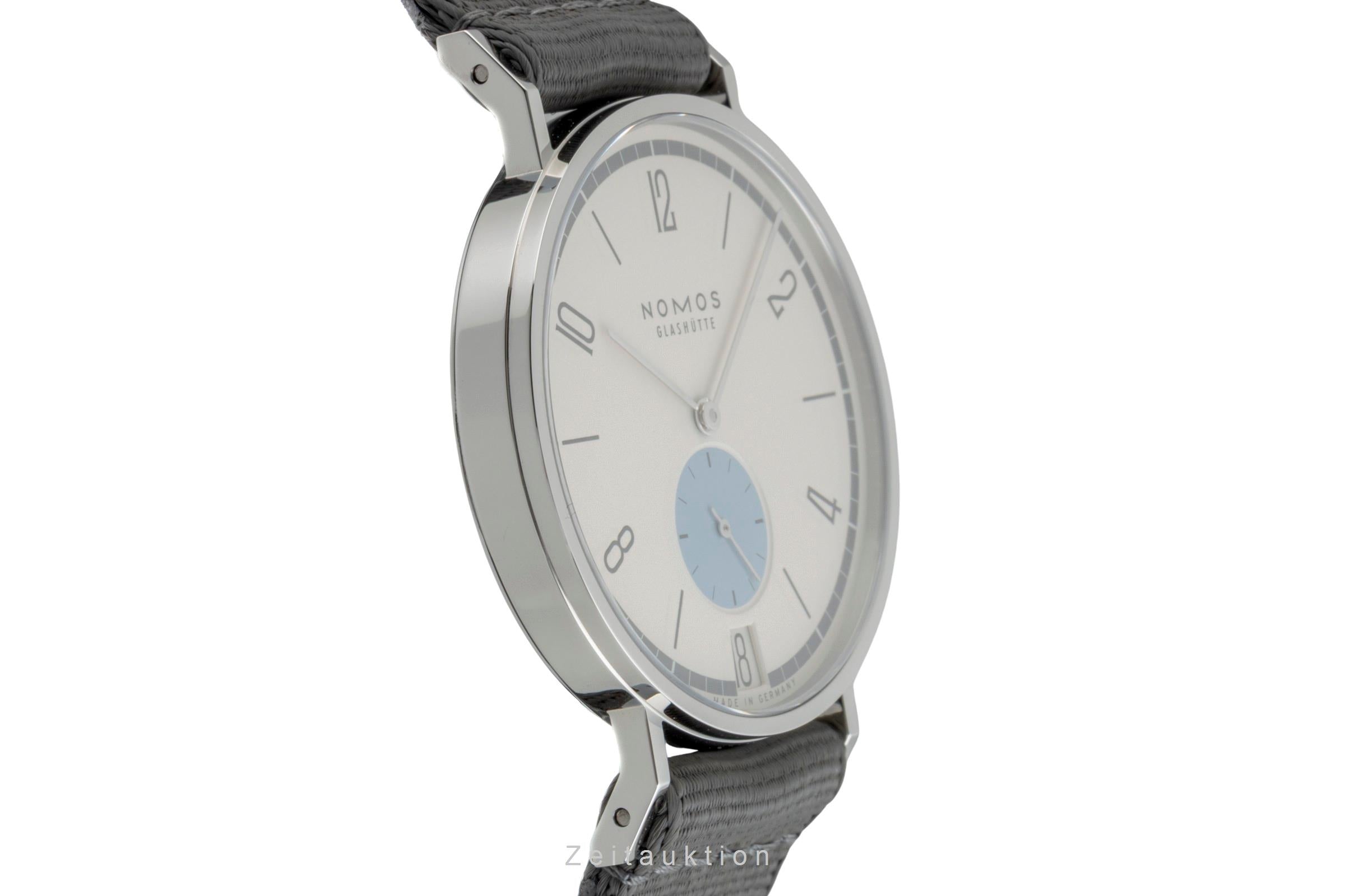 Nomos Tangente acciaio carica manuale orologio da uomo 179.S24 Limited  [2602001]