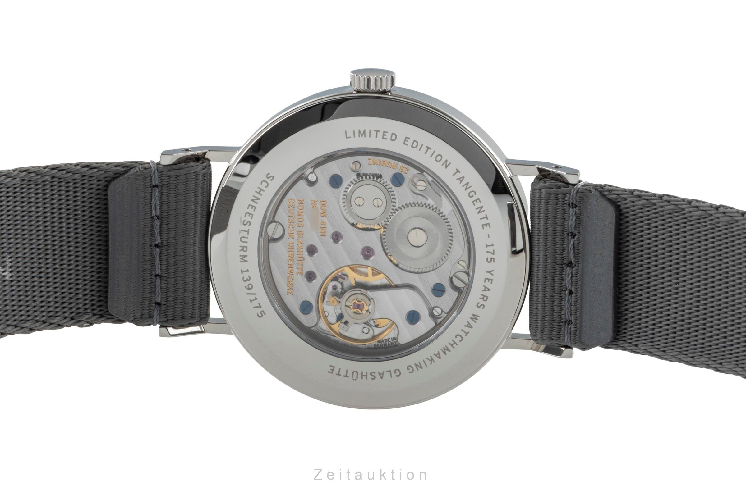 Nomos Tangente acciaio carica manuale orologio da uomo 179.S24 Limited  [2602001]