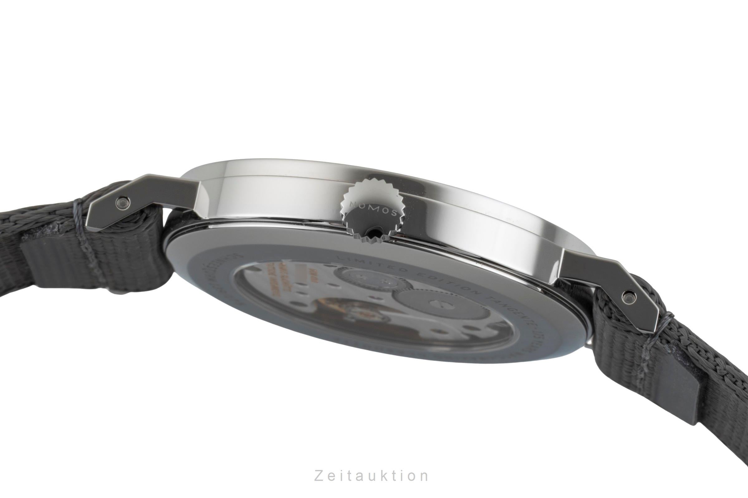Nomos Tangente acciaio carica manuale orologio da uomo 179.S24 Limited  [2602001]