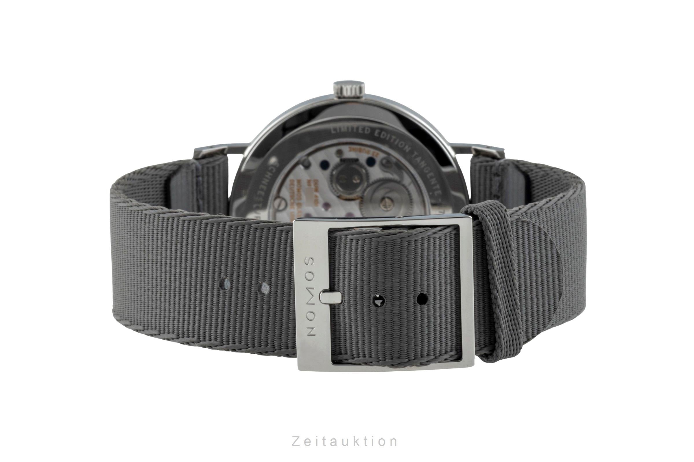 Nomos Tangente acciaio carica manuale orologio da uomo 179.S24 Limited  [2602001]