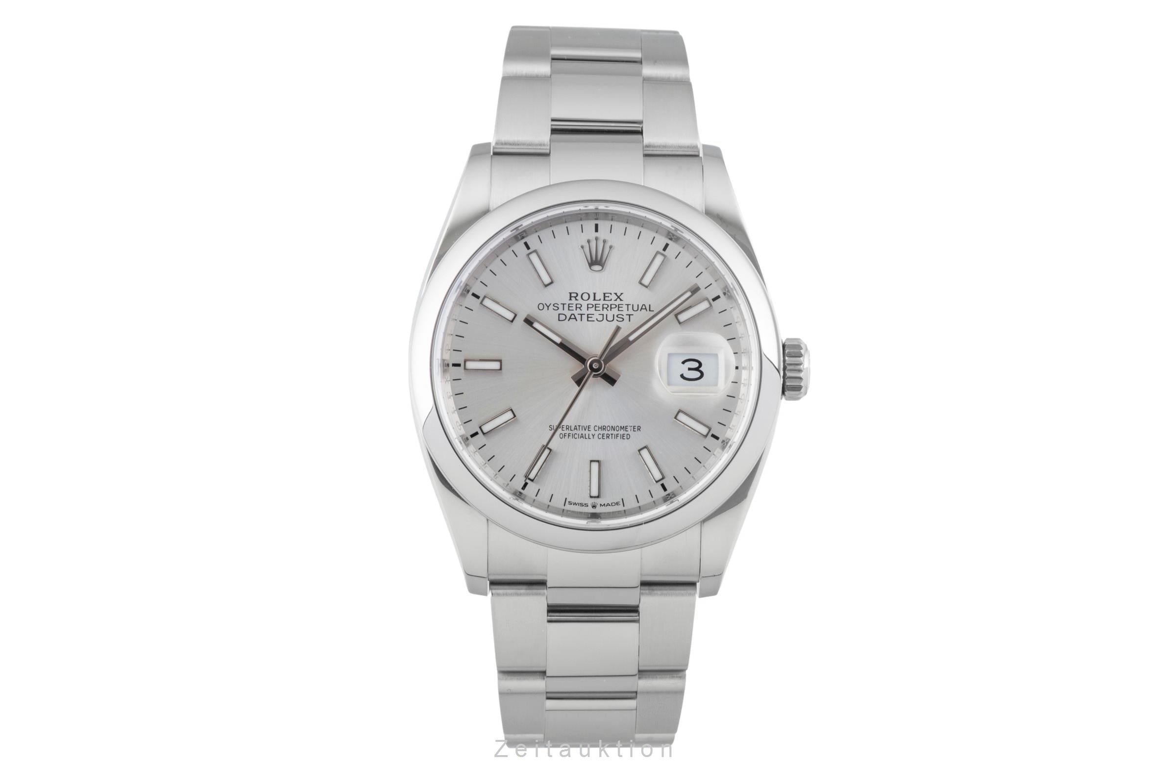 Rolex Datejust 36 Silver Dial Oyster Edelstahl Automatik Ref. 126200  [2602003]