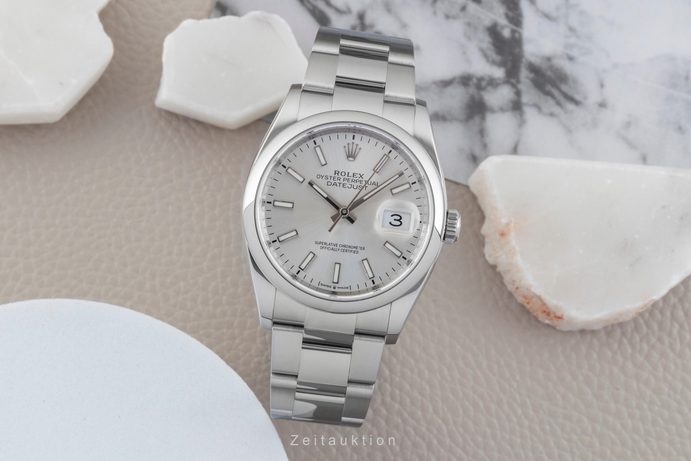Rolex Datejust 36 Silver Dial Oyster Edelstahl Automatik Ref. 126200  [2602003]