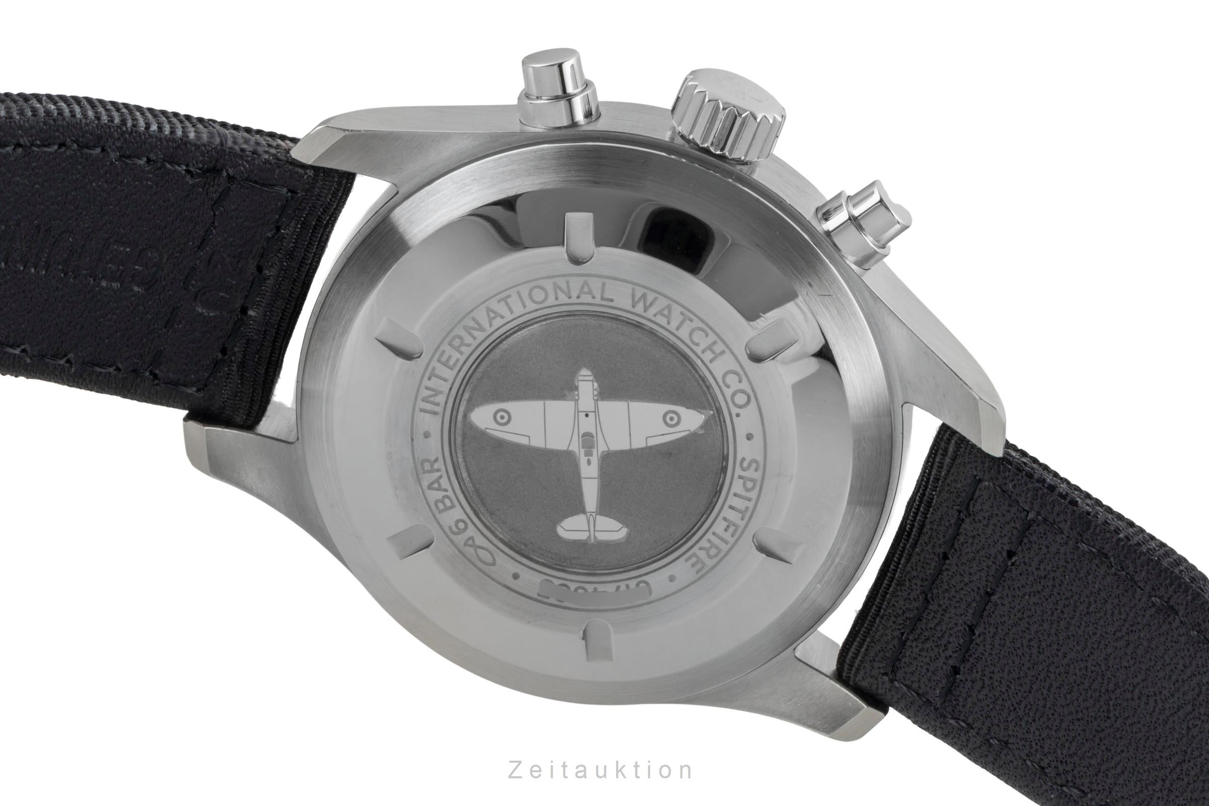 IWC Fliegerchronograph chronographe acier automatique montre pour hommes IW387903 LP: 7700EUR  [2602006]