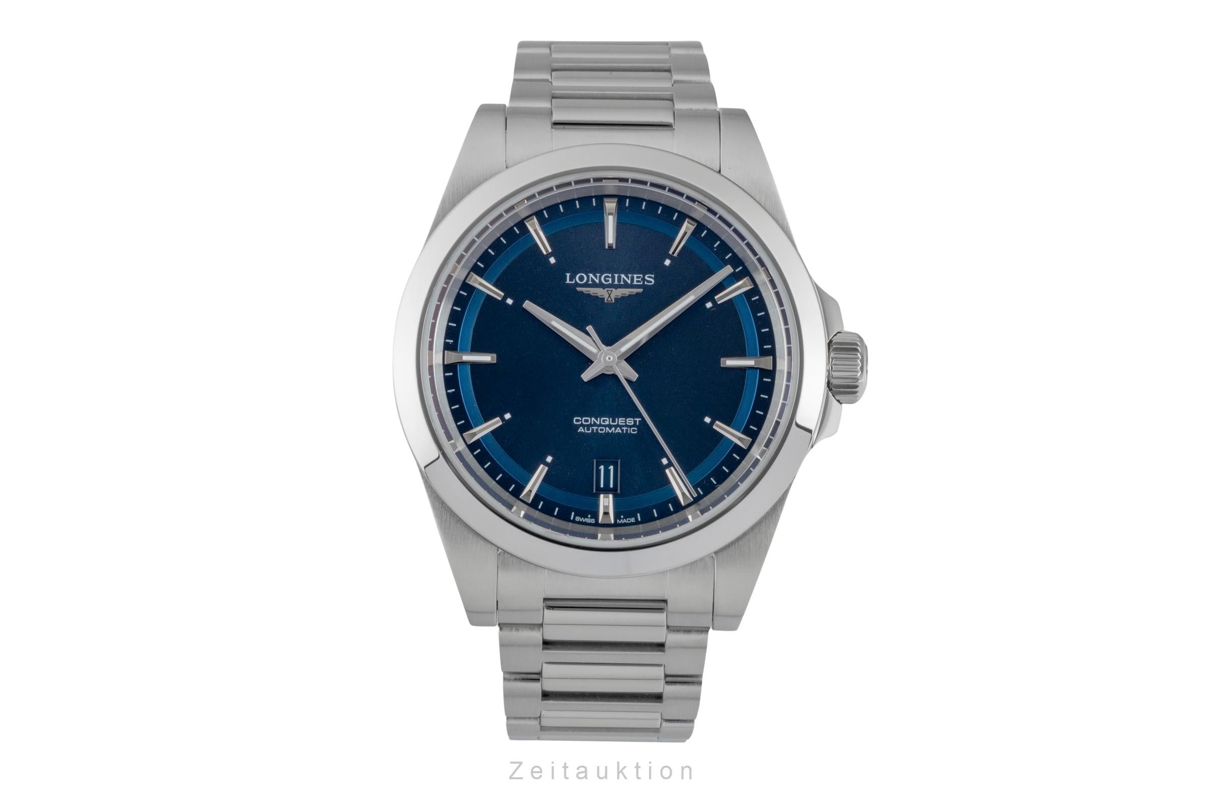 Longines Conquest acero automático reloj para caballeros L3.720.4.92.6  [2602007]