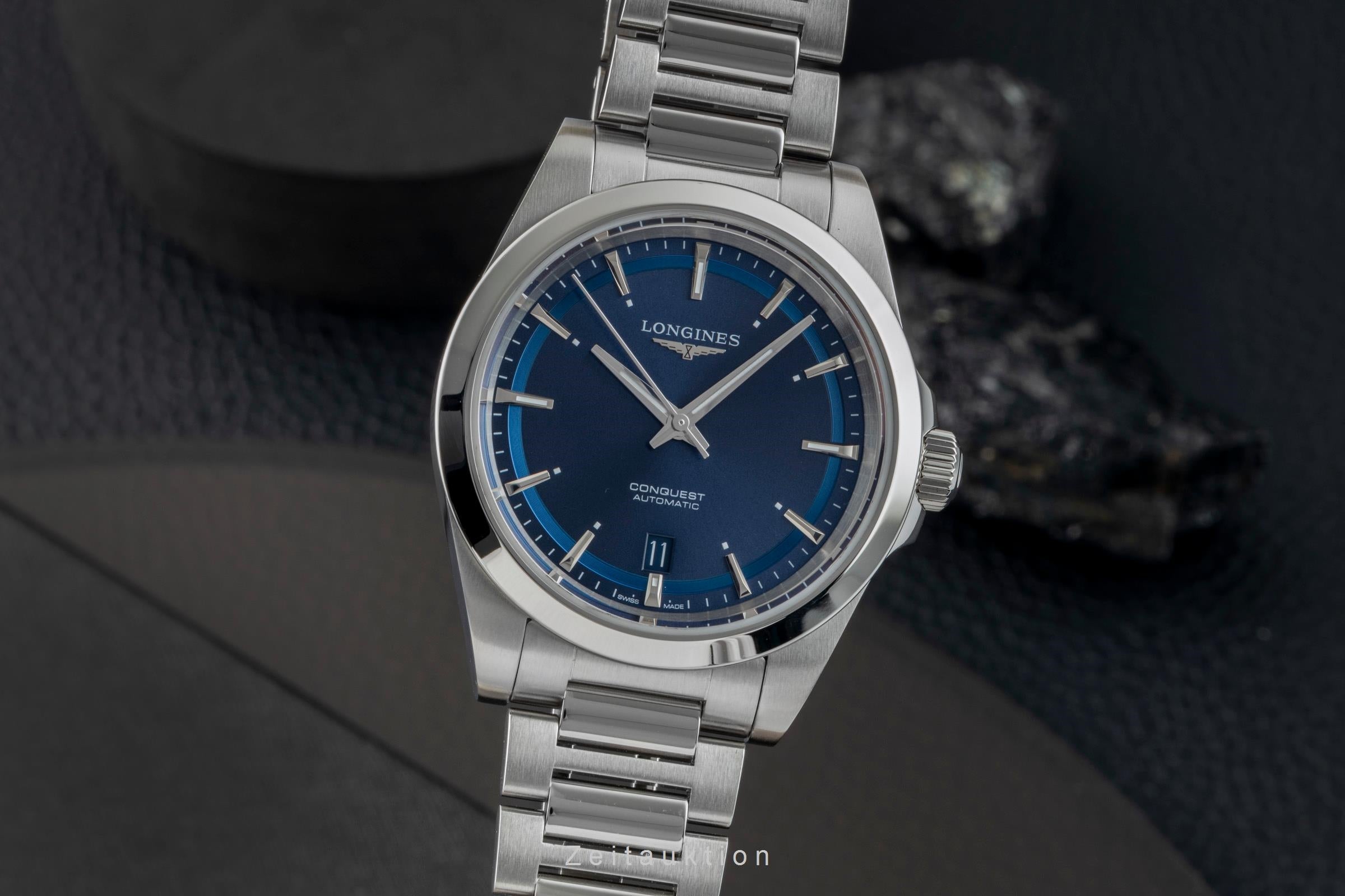 Longines Conquest acero automático reloj para caballeros L3.720.4.92.6  [2602007]