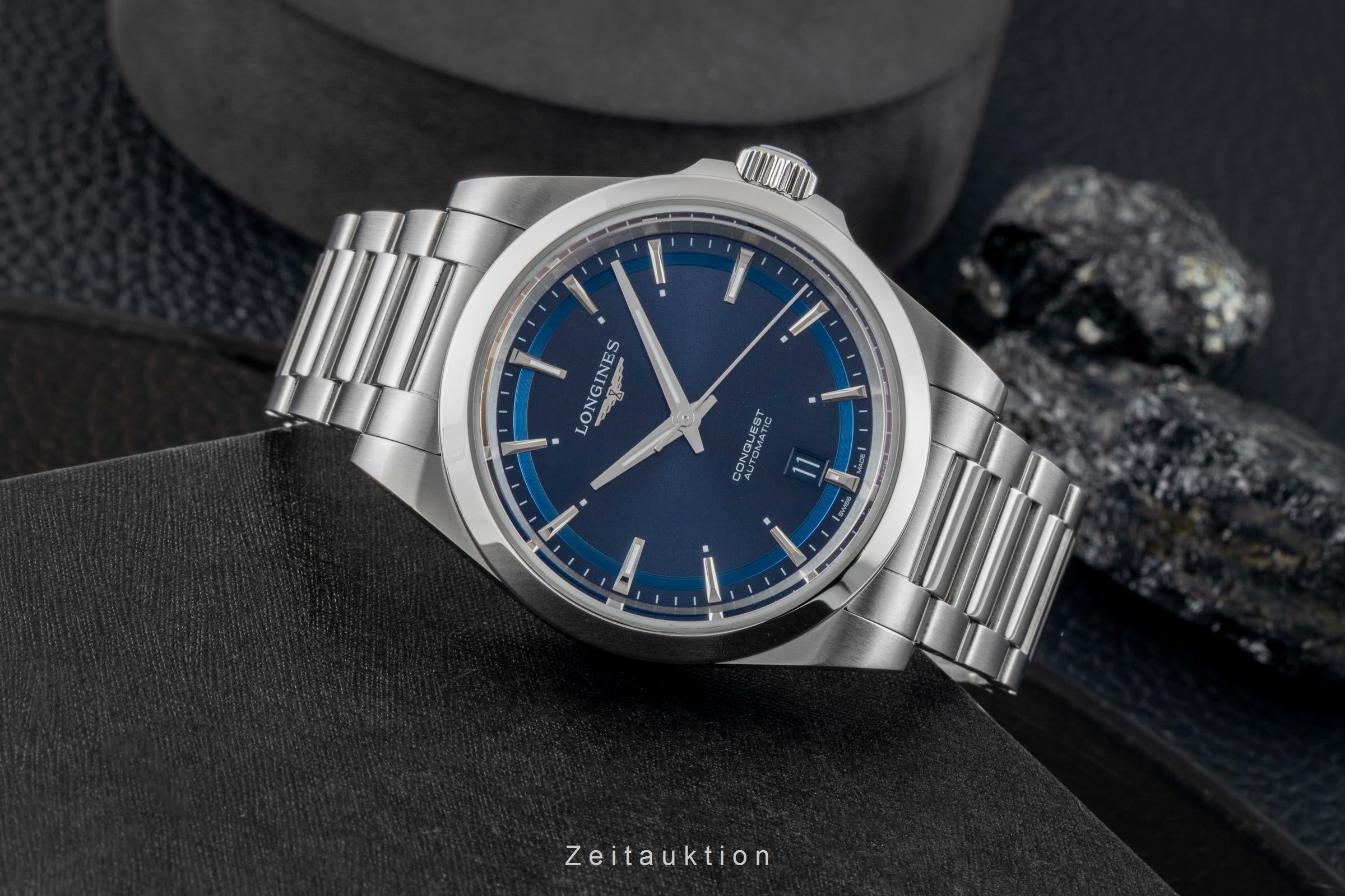 Longines Conquest acero automático reloj para caballeros L3.720.4.92.6  [2602007]