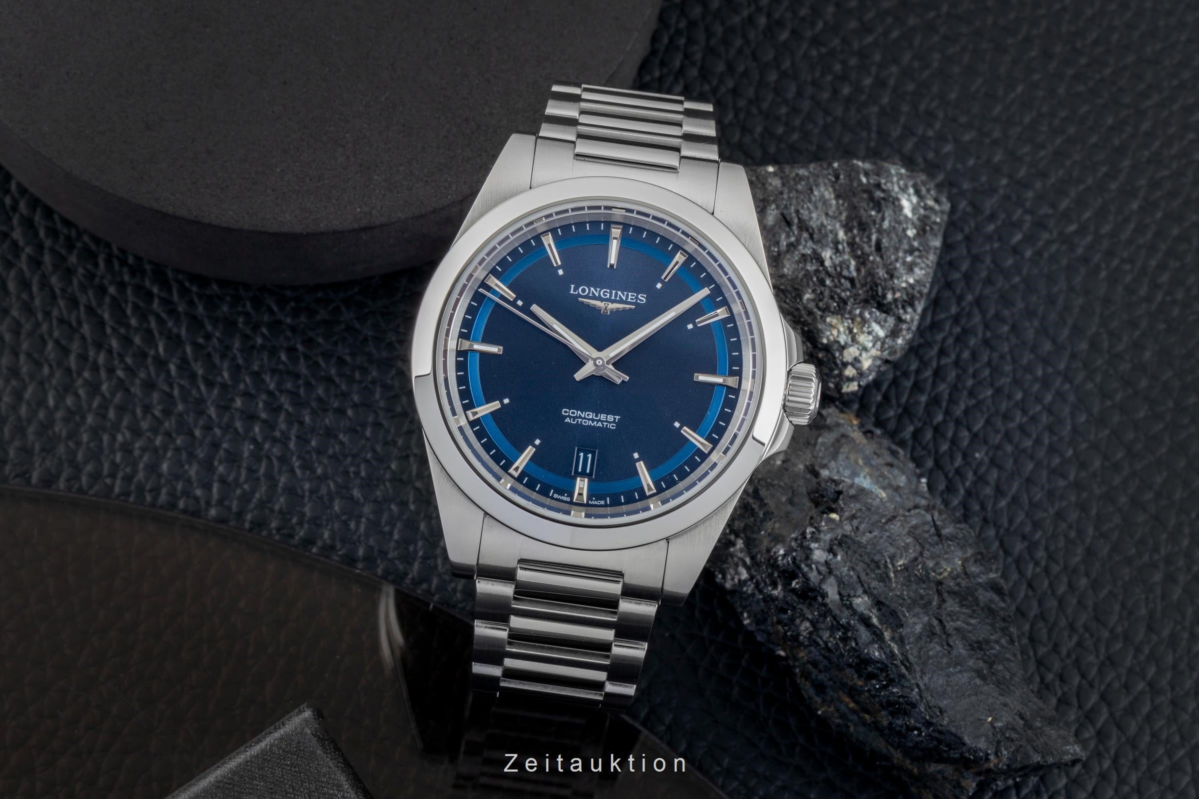 Longines Conquest acero automático reloj para caballeros L3.720.4.92.6  [2602007]