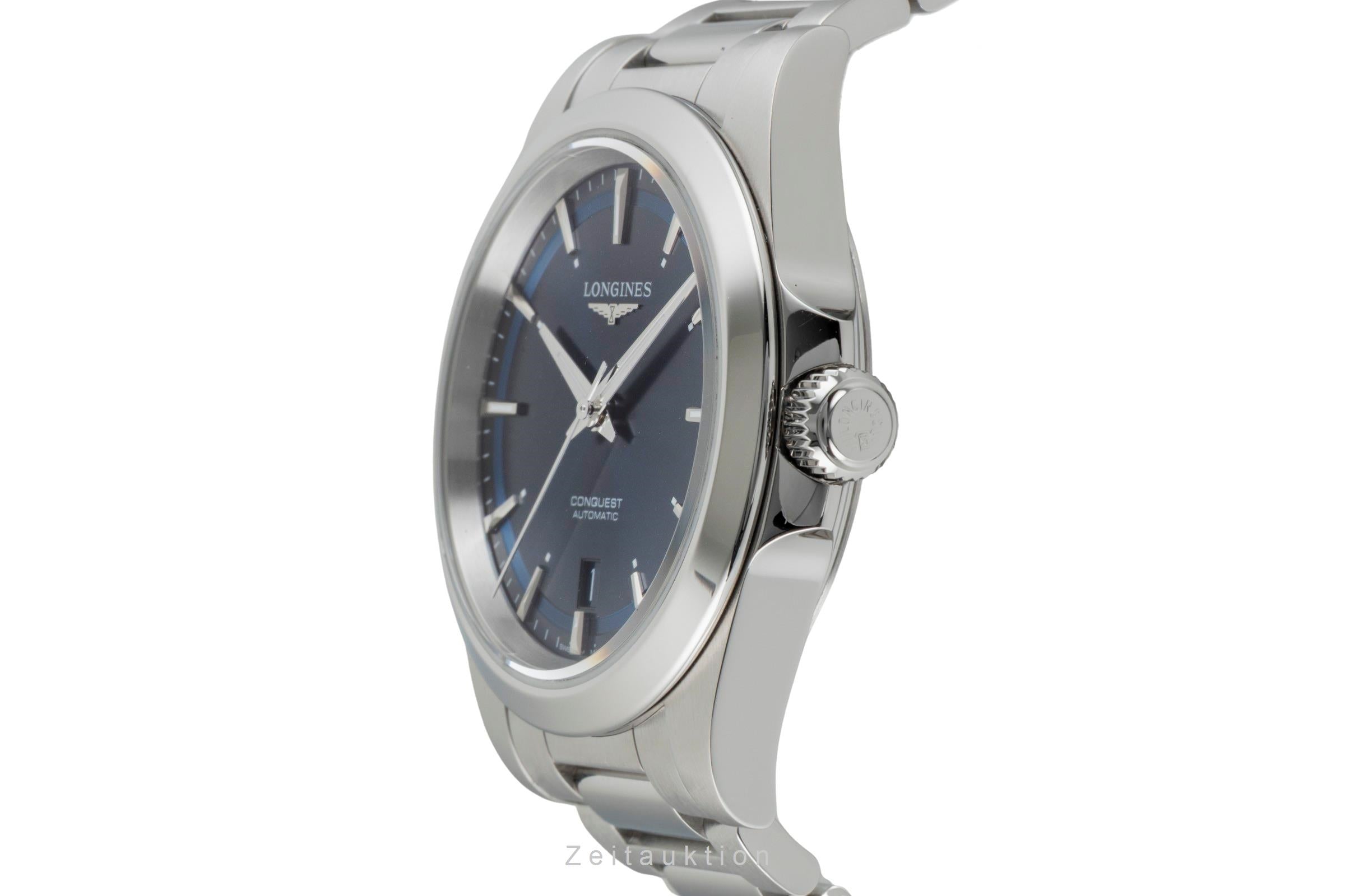 Longines Conquest acero automático reloj para caballeros L3.720.4.92.6  [2602007]