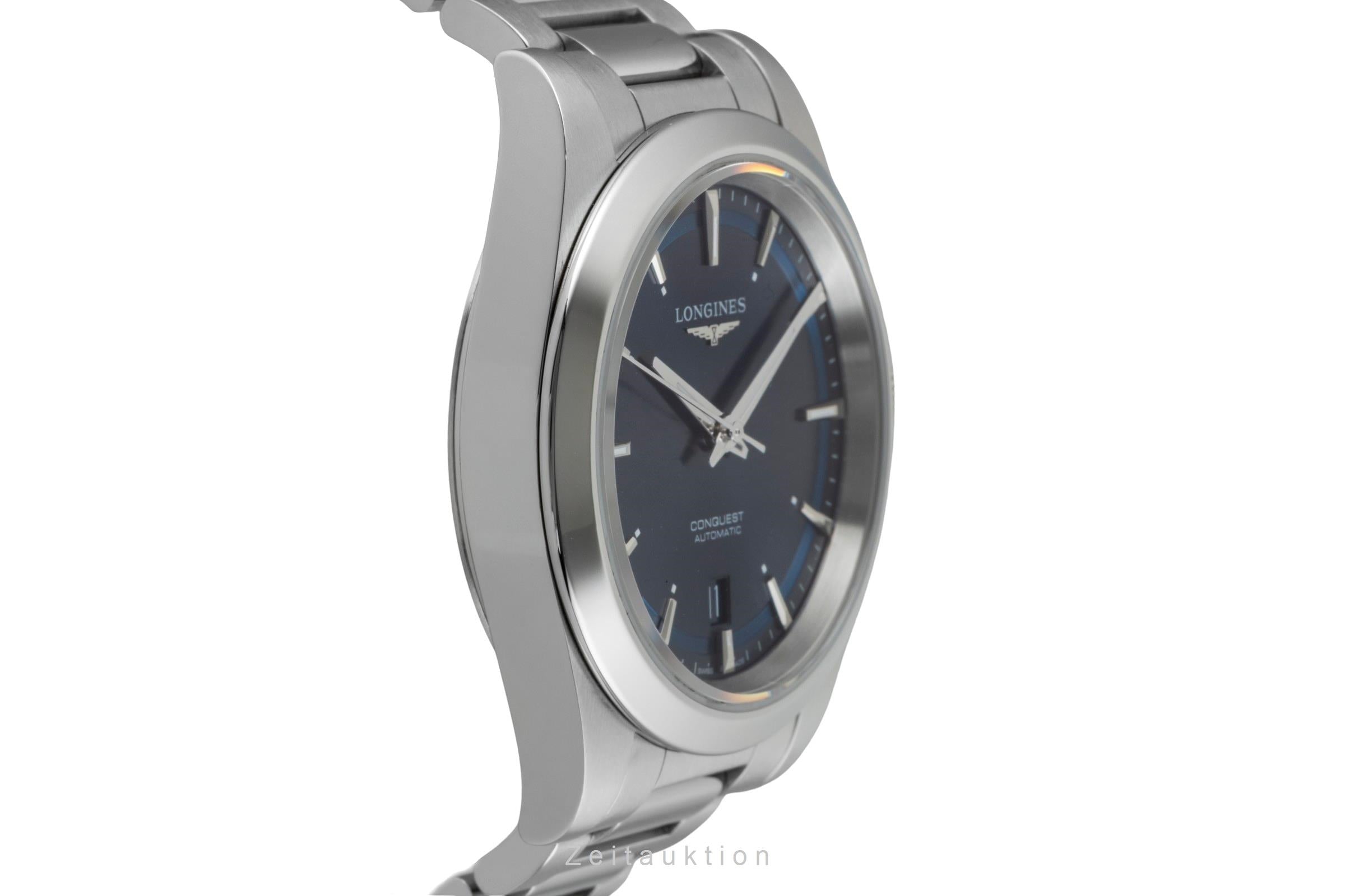 Longines Conquest acero automático reloj para caballeros L3.720.4.92.6  [2602007]