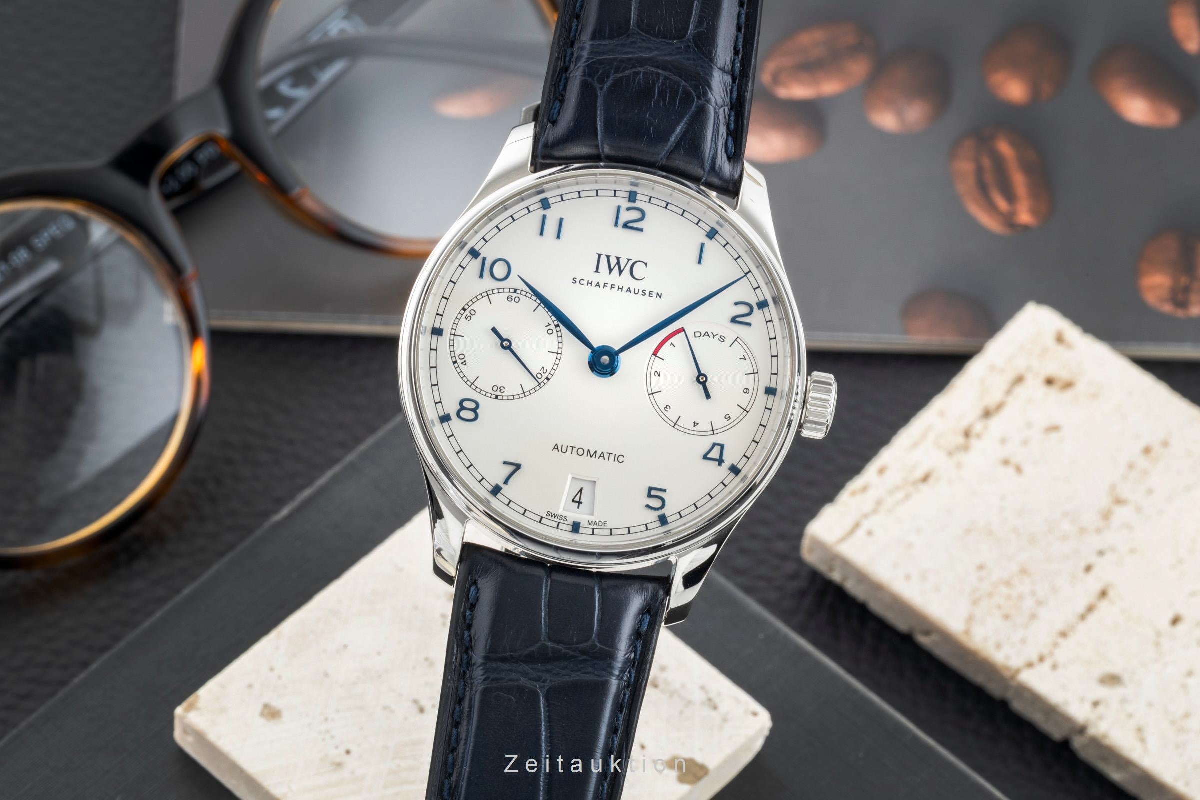 IWC Portugieser acero automático reloj para caballeros IW500705  [2602009]