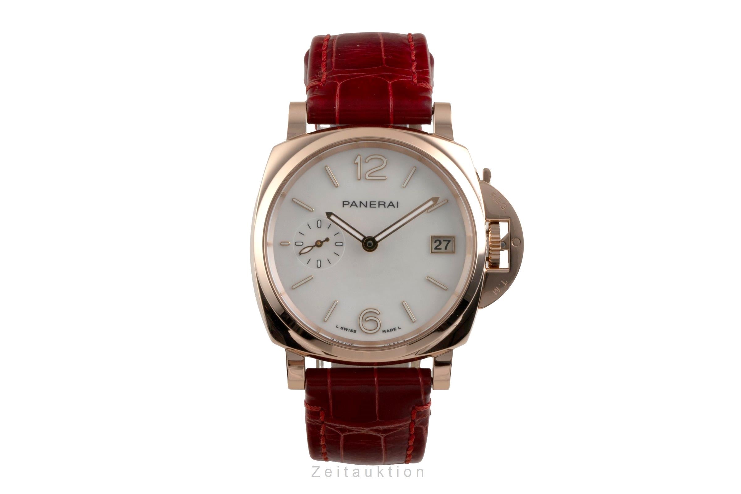 Panerai Luminor  18 ct gold automatic women's watch PAM01280  [2602012]