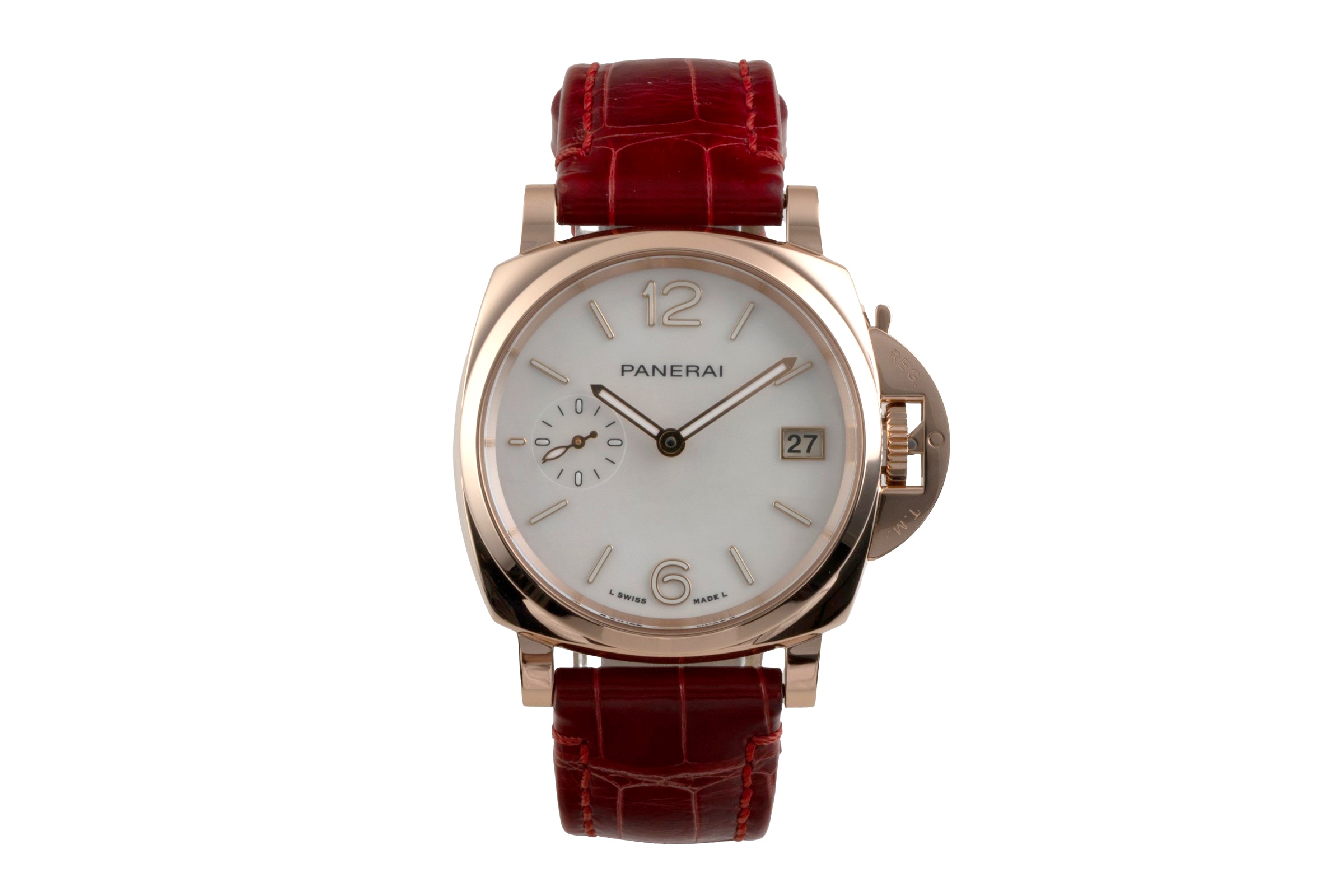 Panerai Luminor  18 ct gold automatic women's watch PAM01280  [2602012]