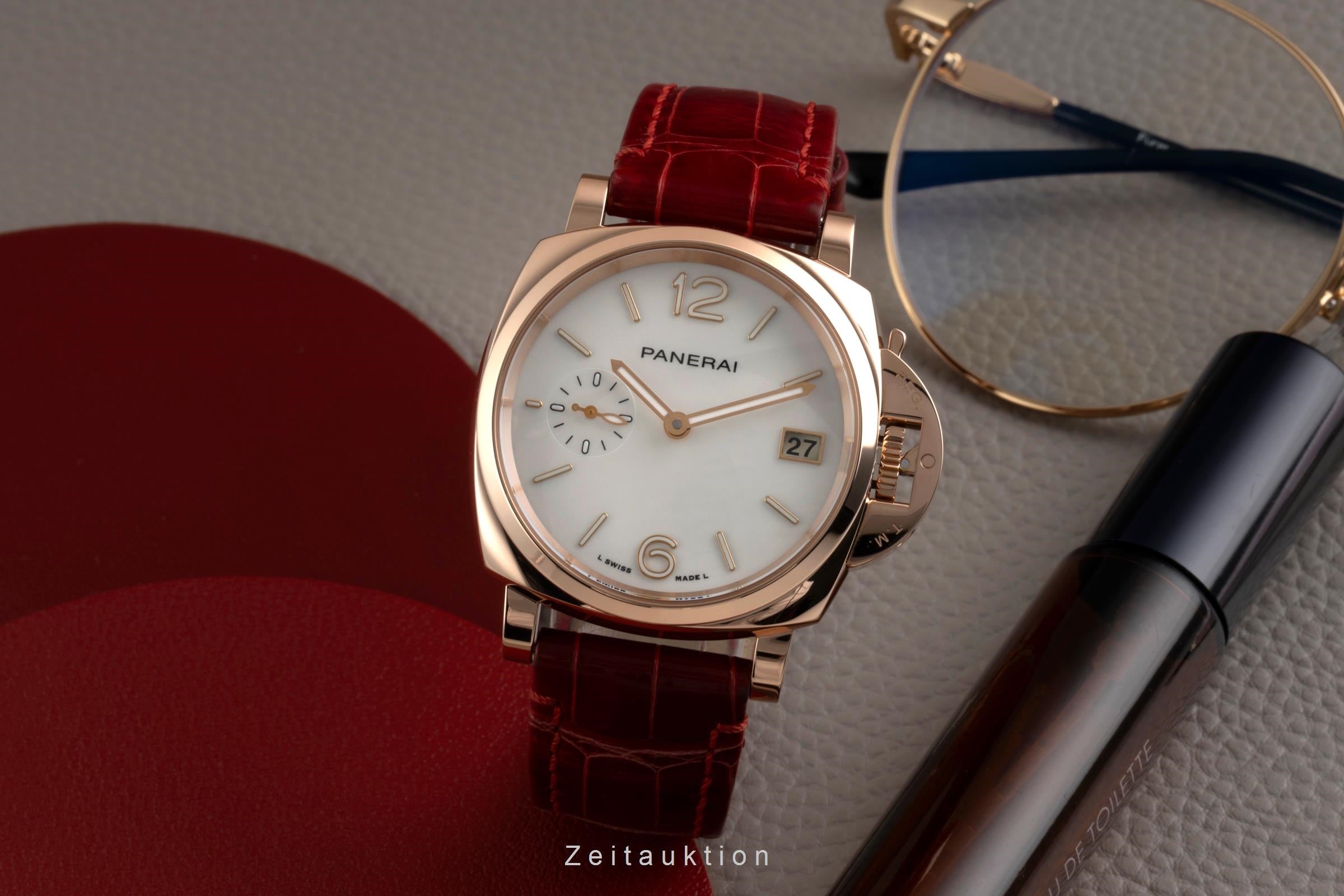Panerai Luminor  18 ct gold automatic women's watch PAM01280  [2602012]
