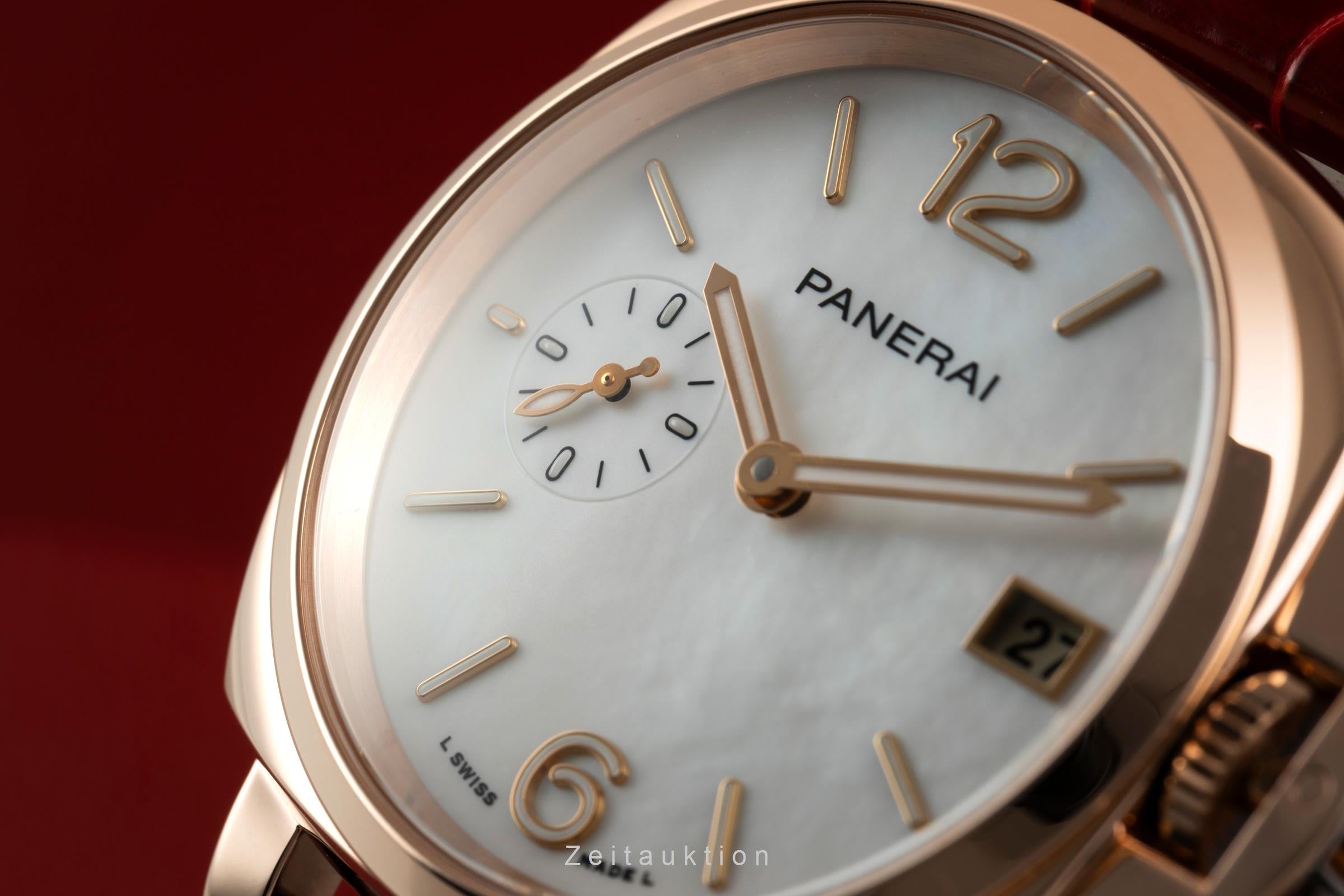 Panerai Luminor  18 ct gold automatic women's watch PAM01280  [2602012]