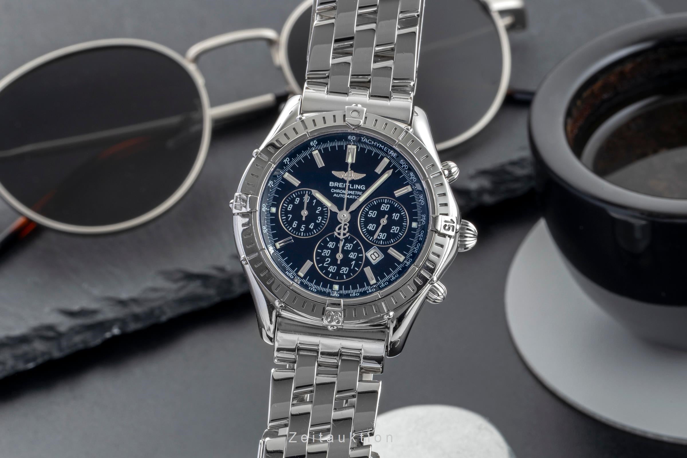 Breitling Shadow Flyback chronograph steel automatic men's watch A35312  [2602016]