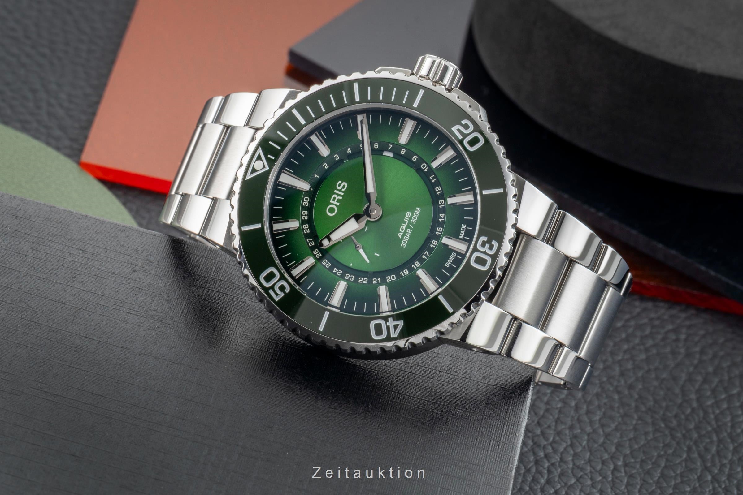 Oris Aquis Date steel automatic Kal. 743 Ref. 01 743 7734 4187-Set