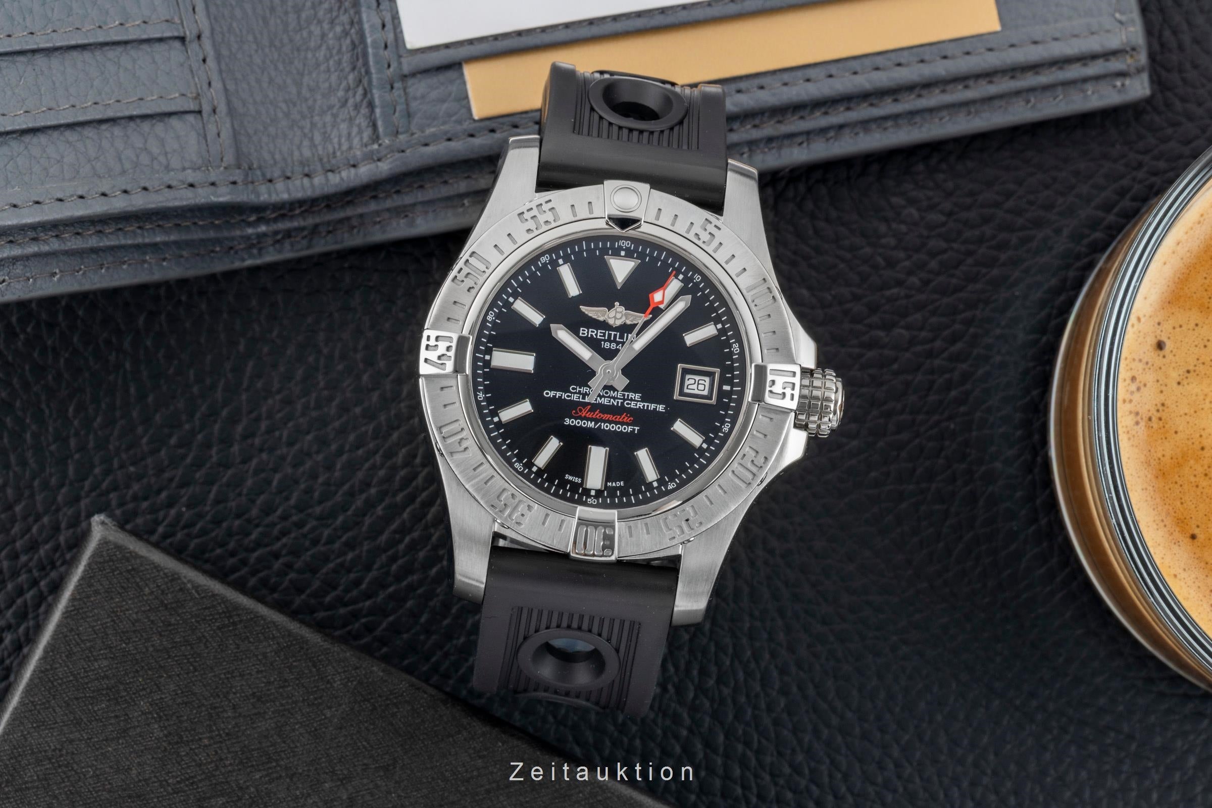 Breitling Avenger II Seawolf steel automatic men's watch A1733110/BC30  [2602018]