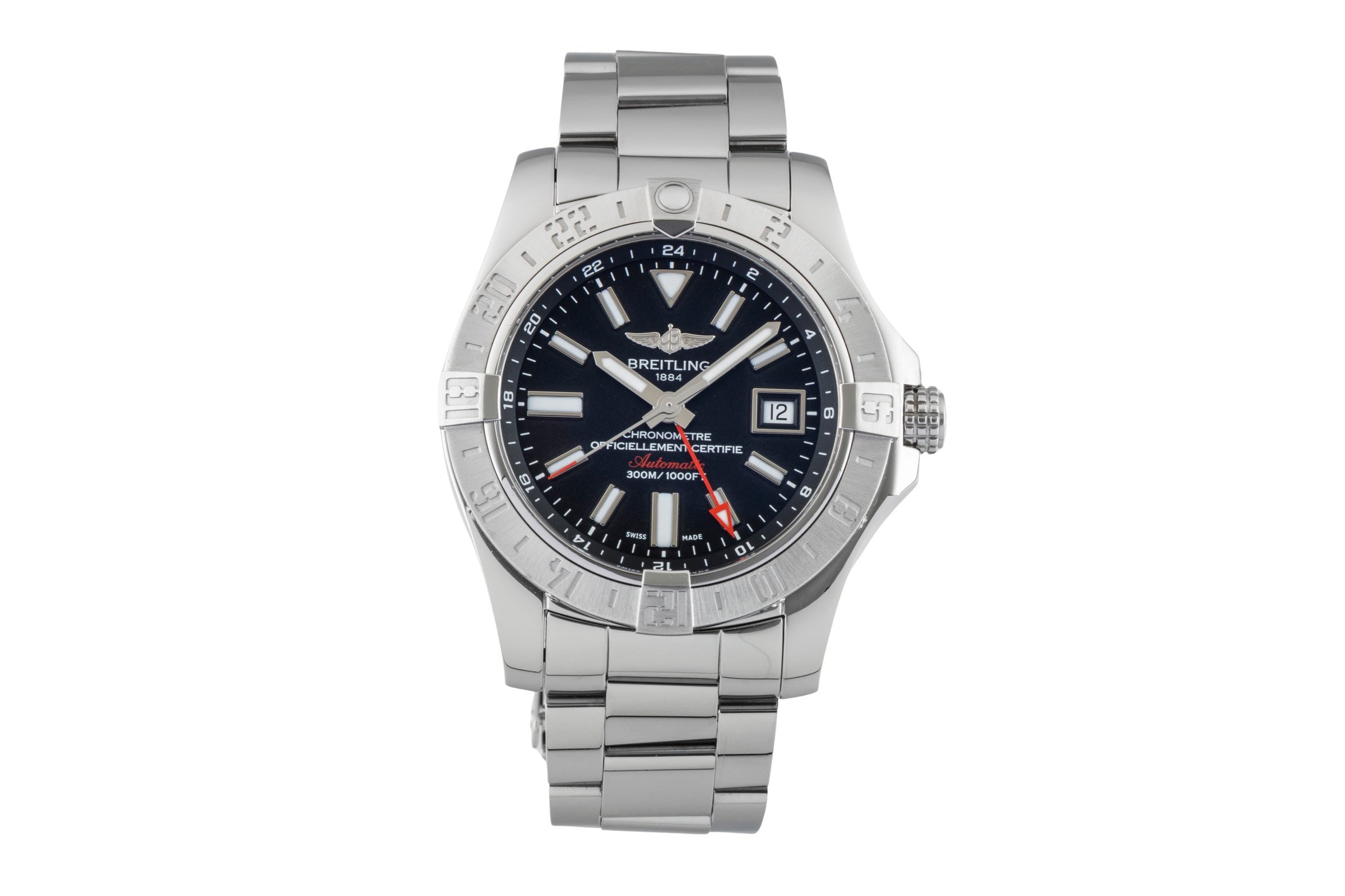 Breitling Avenger II GMT steel automatic men's watch A3239011/BC35  [2602020]