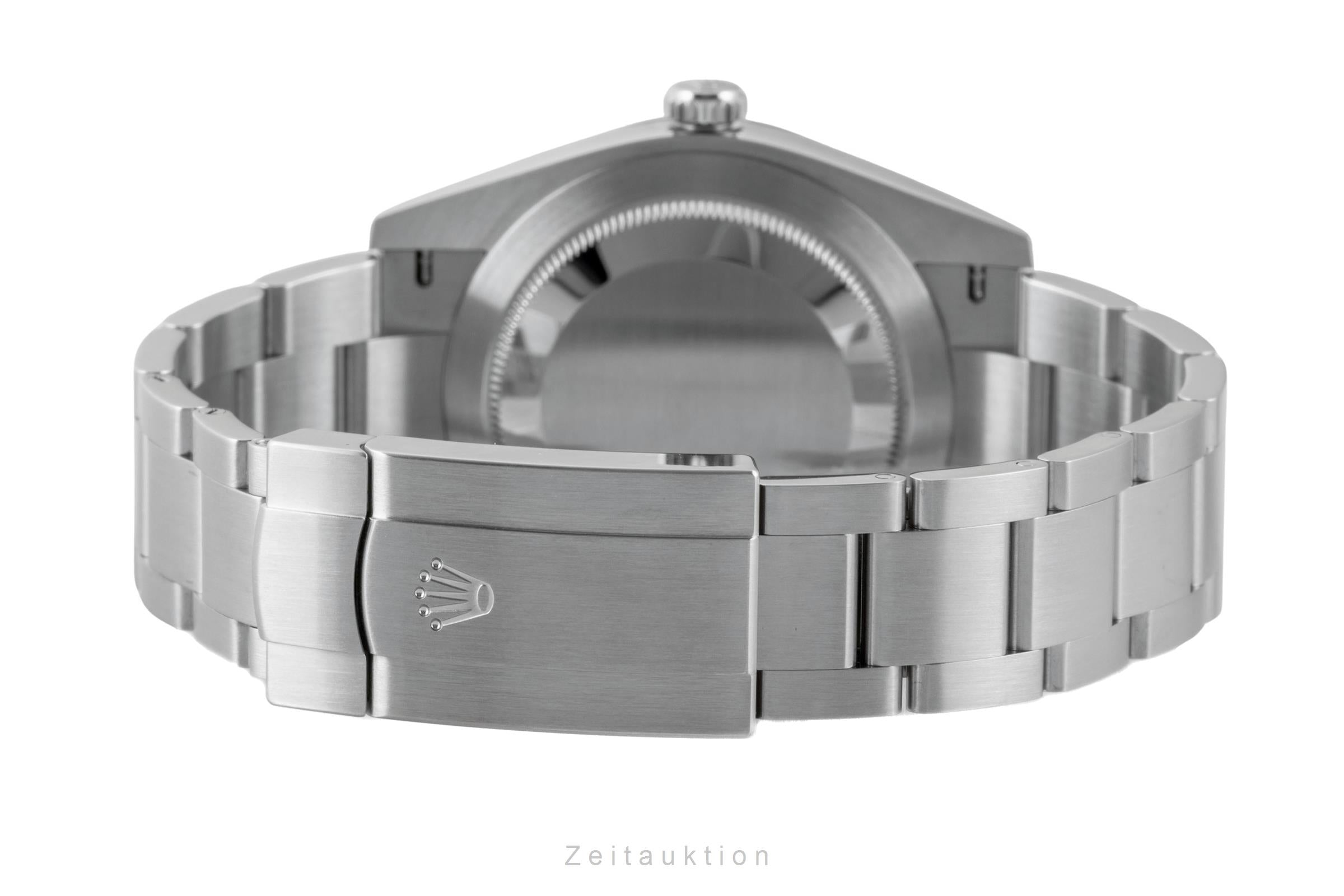 Rolex Oyster Perpetual Black Dial Stahl Automatik Herren Ref. 124300 B&P 2021 [2602021]