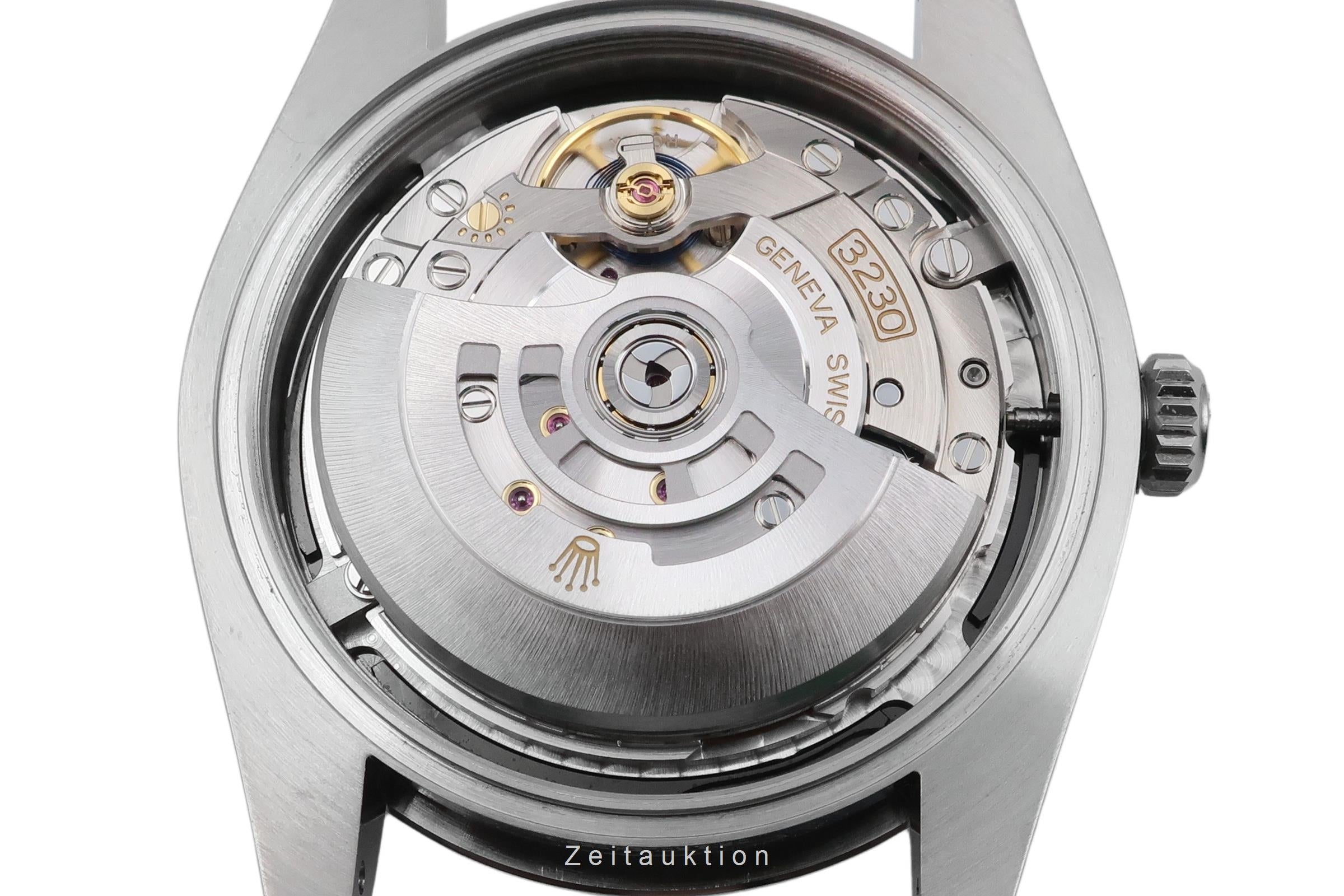 Rolex Oyster Perpetual Black Dial Stahl Automatik Herren Ref. 124300 B&P 2021 [2602021]