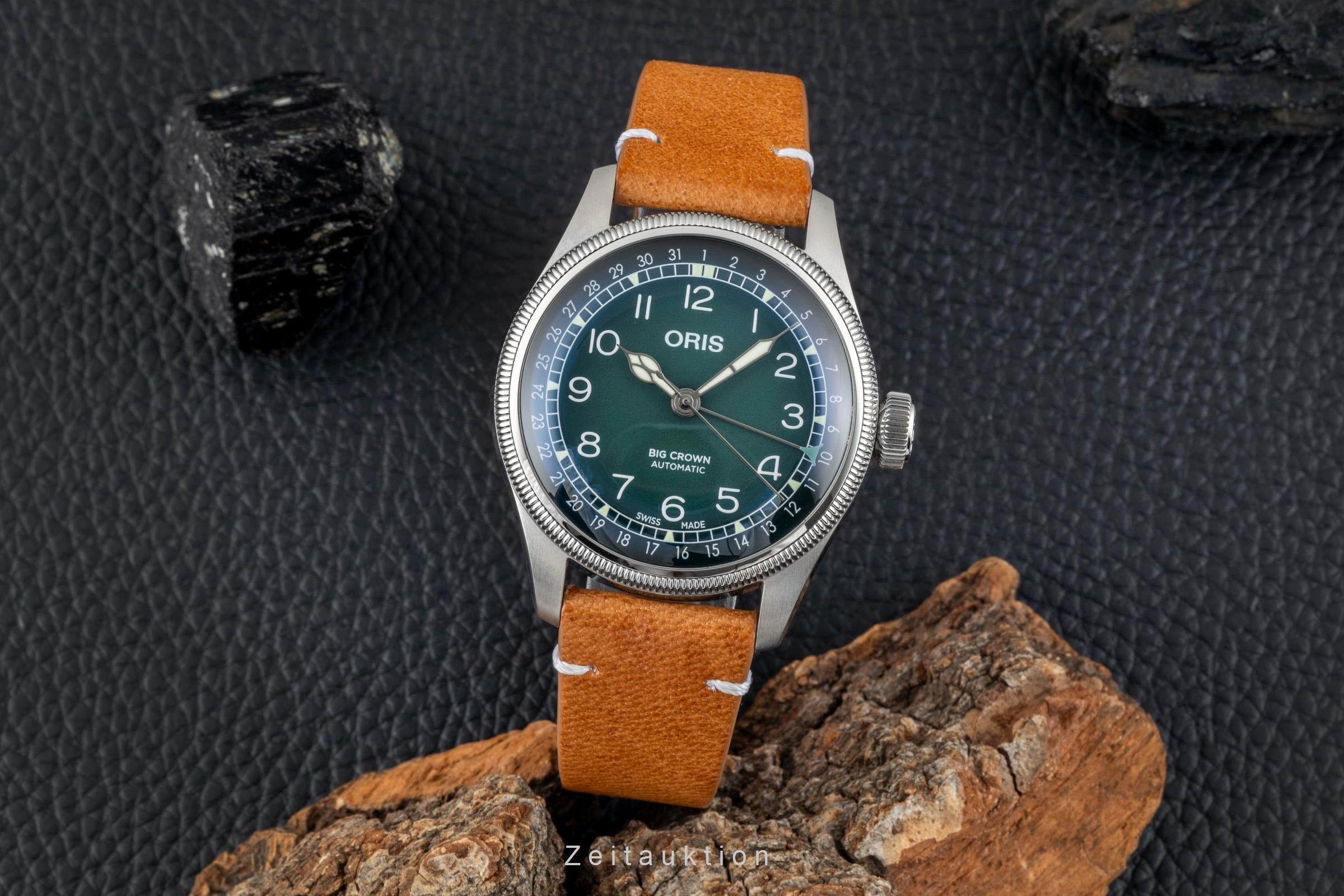 Oris Big Crown acero automático reloj para caballeros 01 754 7779 4067-Set LP: 2250EUR  [2602023]