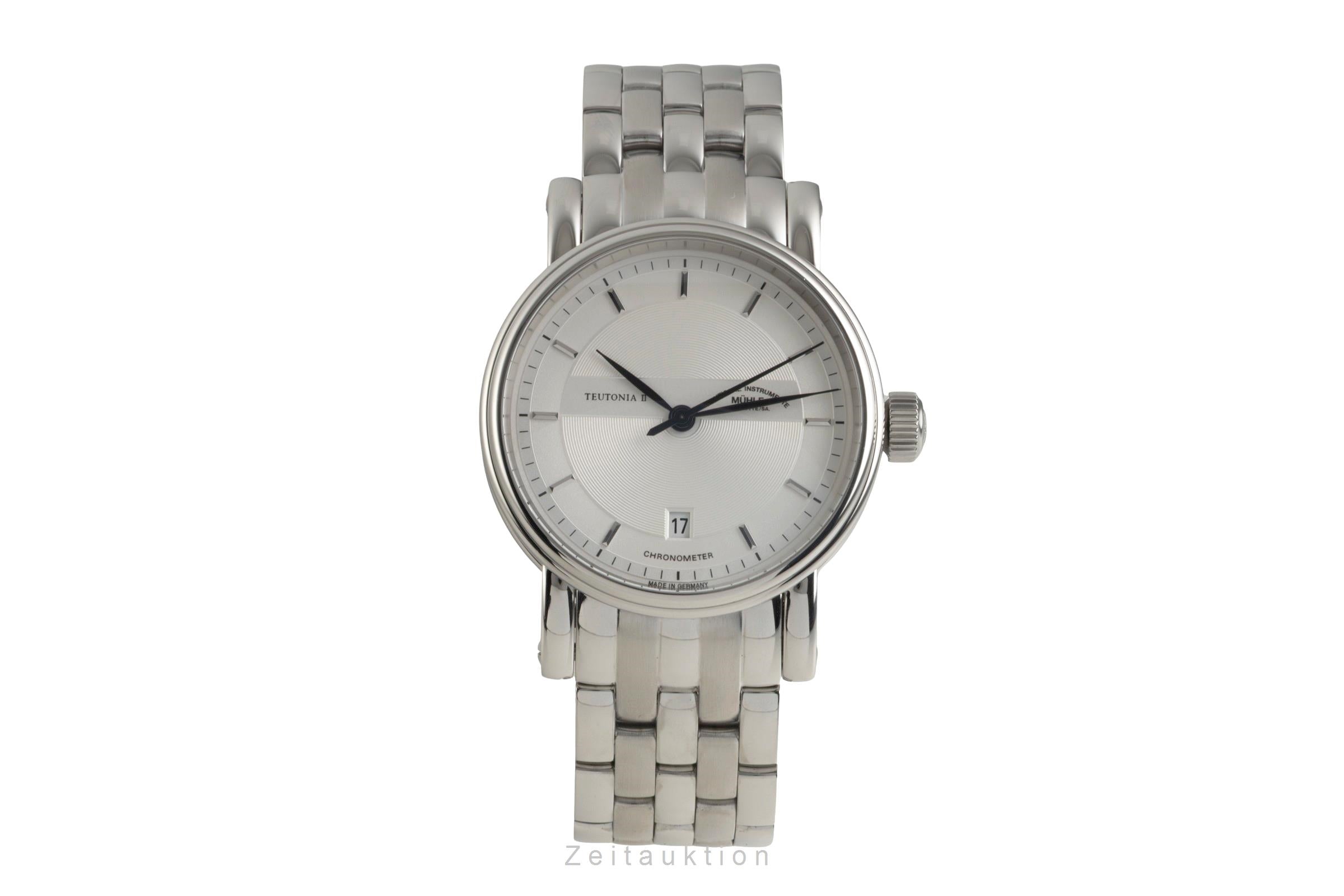 Mühle Teutonia II acciaio automatismo orologio da uomo M1-30-45-200-MB  [2602028]