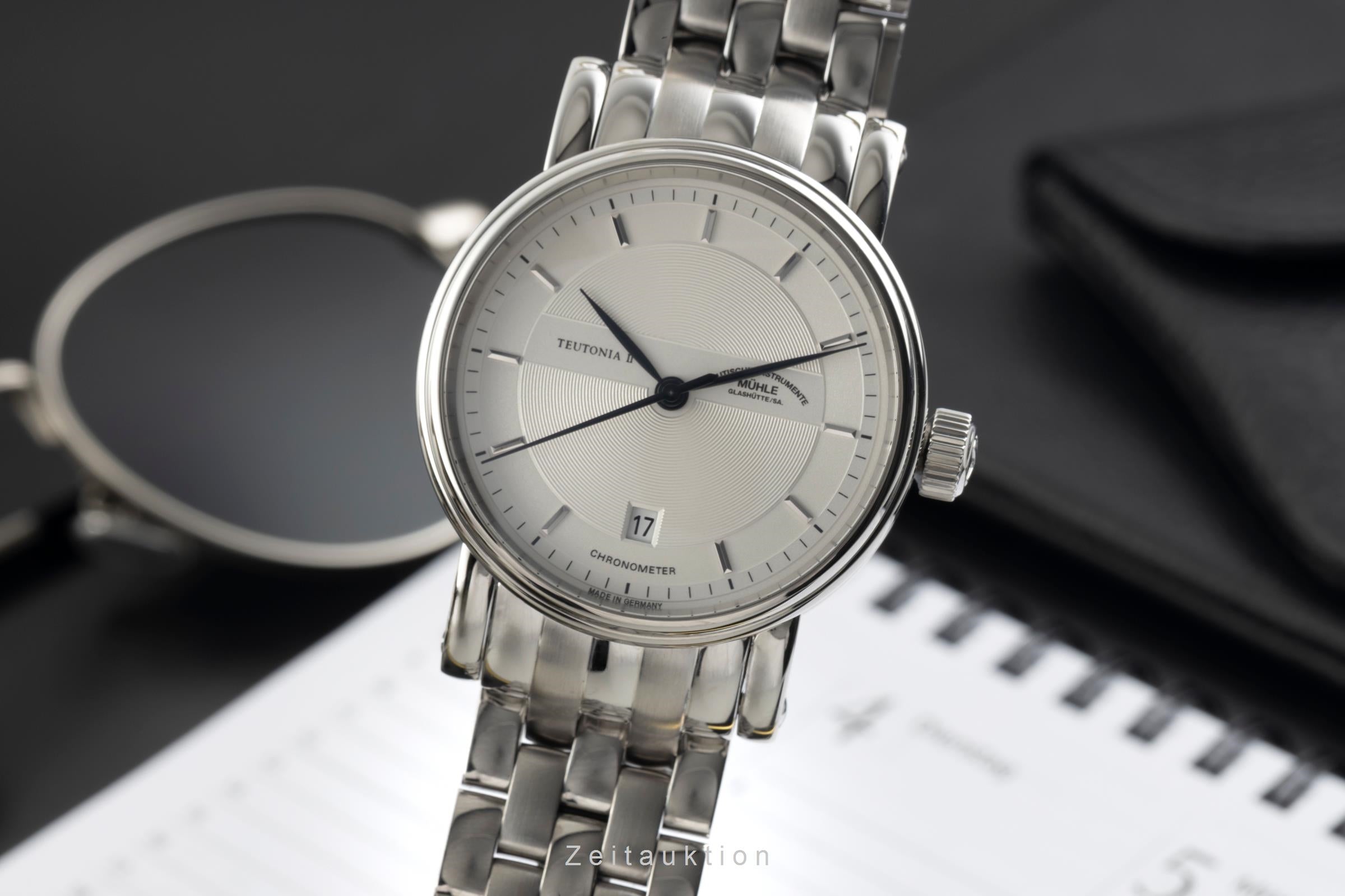 Mühle Teutonia II steel automatic men's watch M1-30-45-200-MB  [2602028]