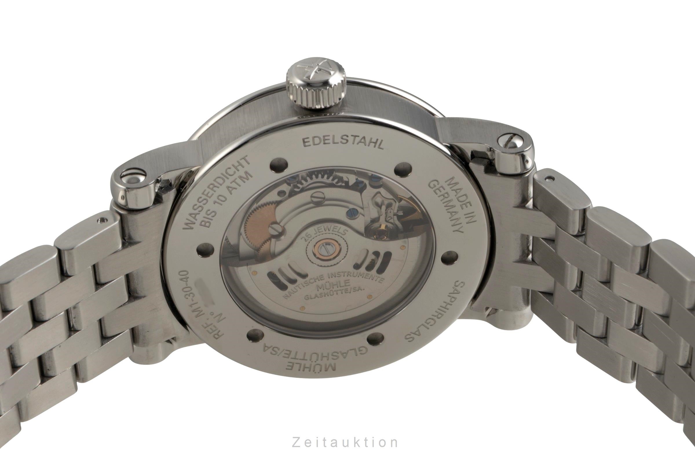 Mühle Teutonia II acciaio automatismo orologio da uomo M1-30-45-200-MB  [2602028]