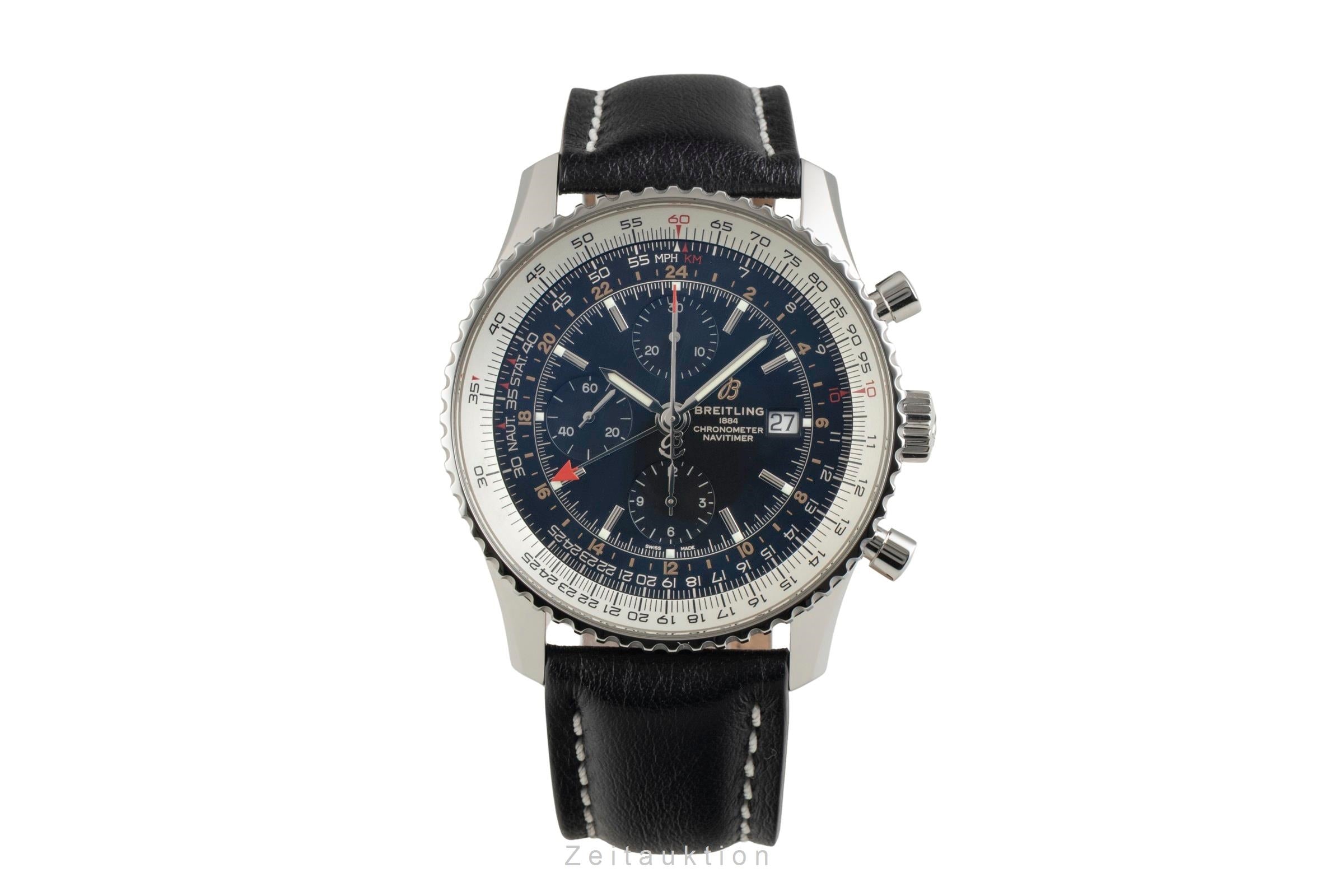 Breitling Navitimer World GMT Chronograph Edelstahl Automatik Ref. A24322 [2602033]