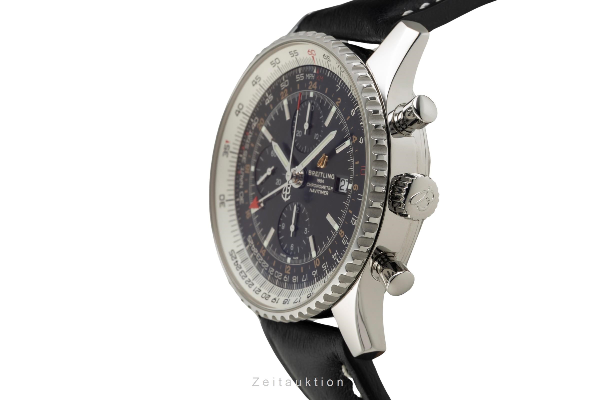 Breitling Navitimer World GMT Chronograph Edelstahl Automatik Ref. A24322 [2602033]