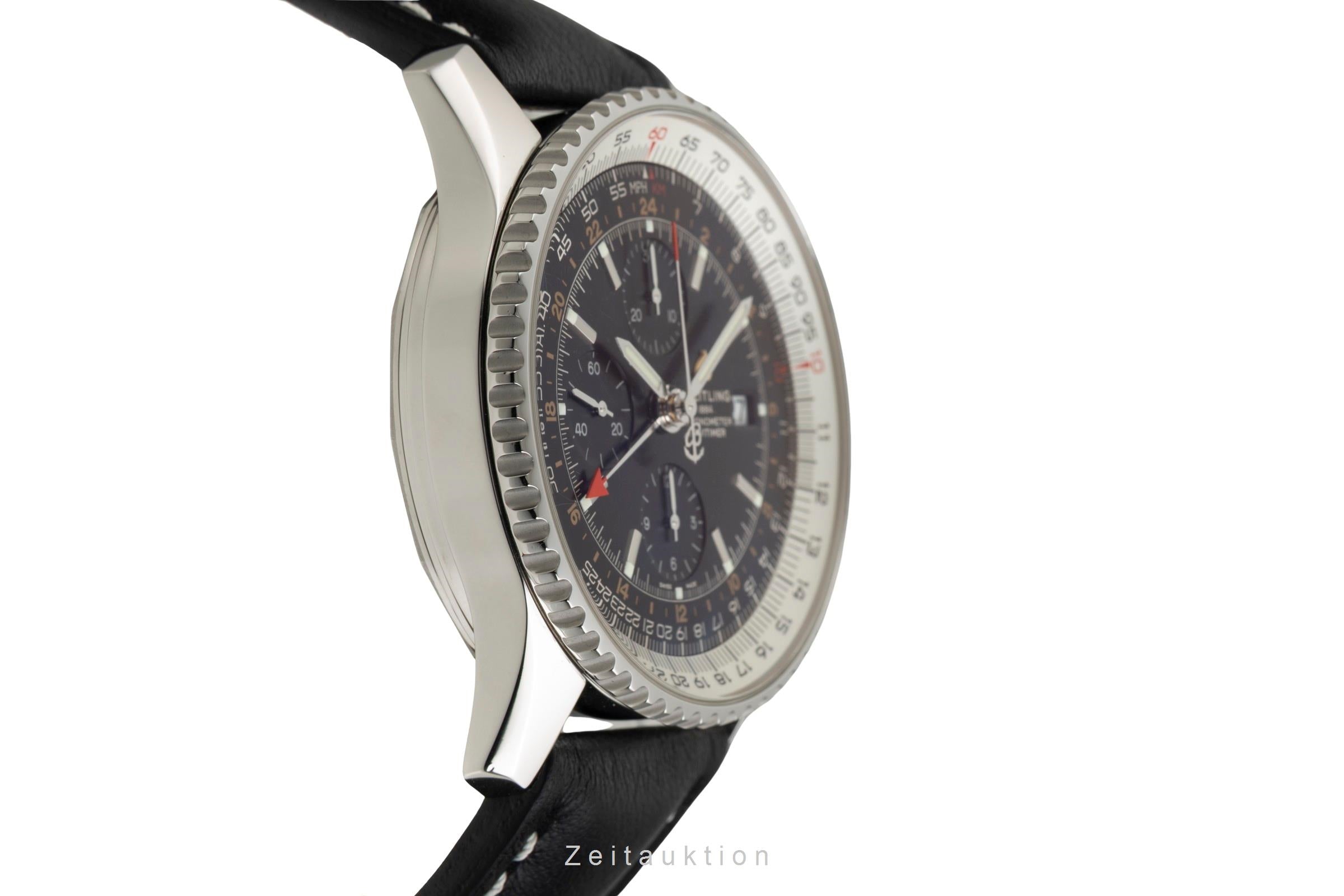 Breitling Navitimer World GMT Chronograph Edelstahl Automatik Ref. A24322 [2602033]