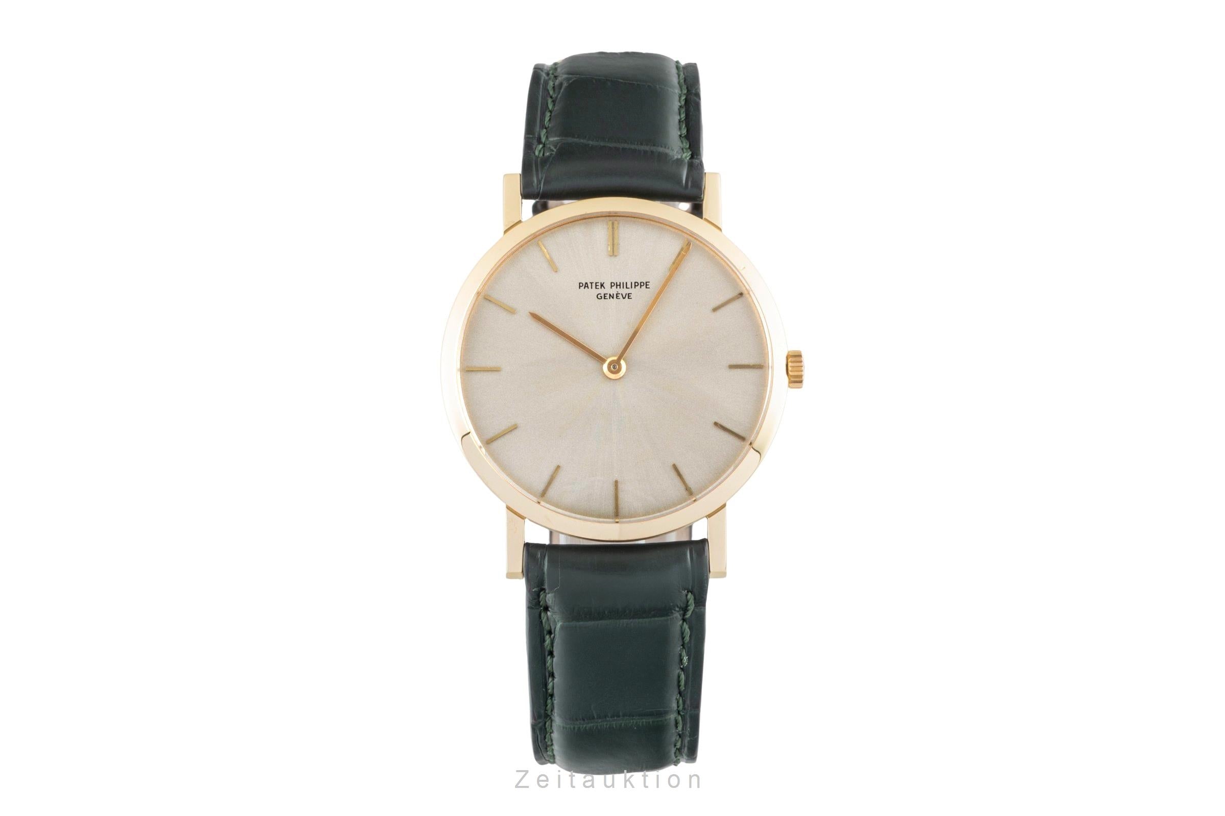 Patek Philippe Calatrava or 18 ct à remontage manuel montre pour hommes 3512 Vintage  [2602034]