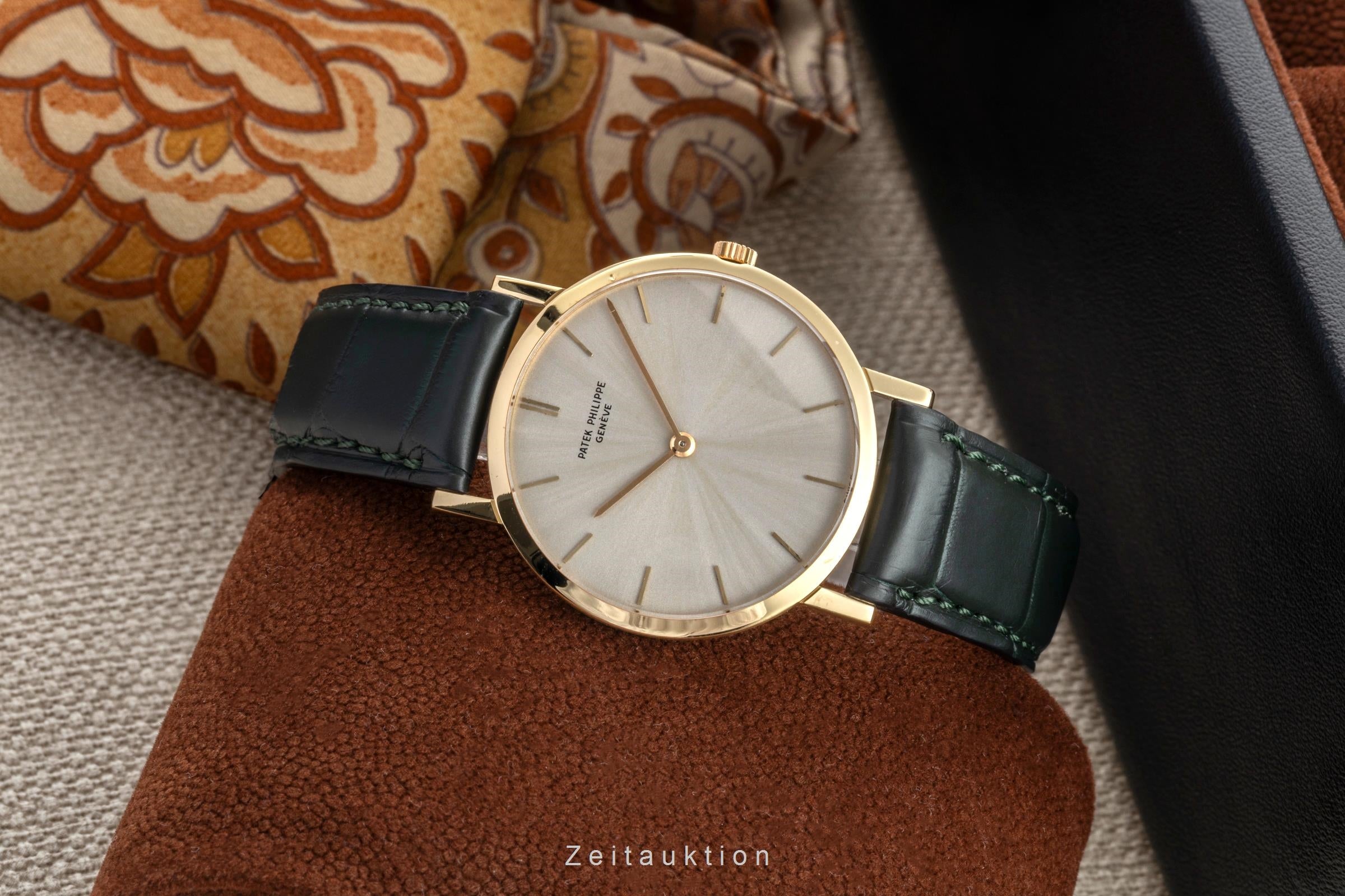 Patek Philippe Calatrava or 18 ct à remontage manuel montre pour hommes 3512 Vintage  [2602034]